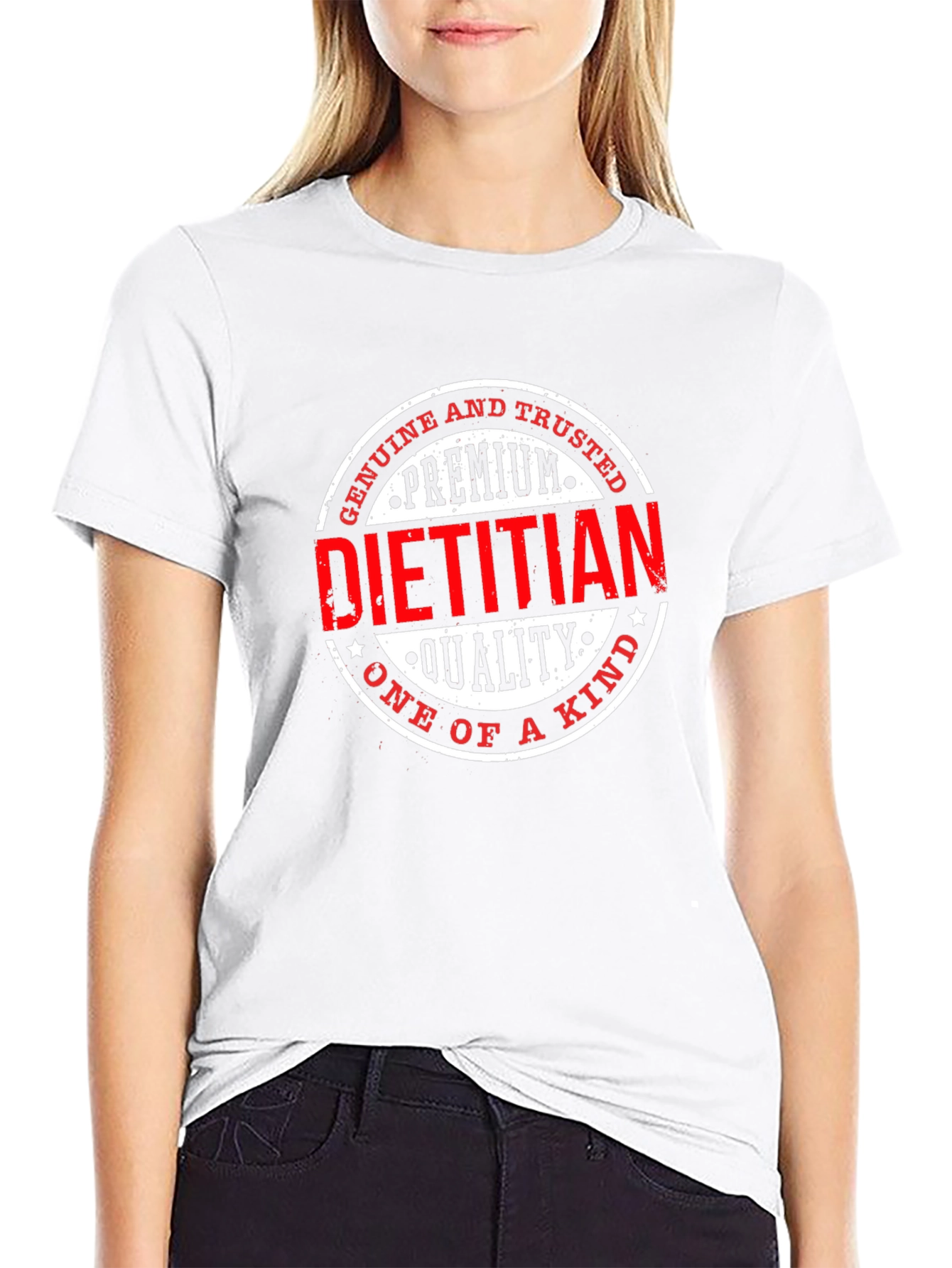 Premium Dietitian T-Shirt - Genuine and Trusted Quality