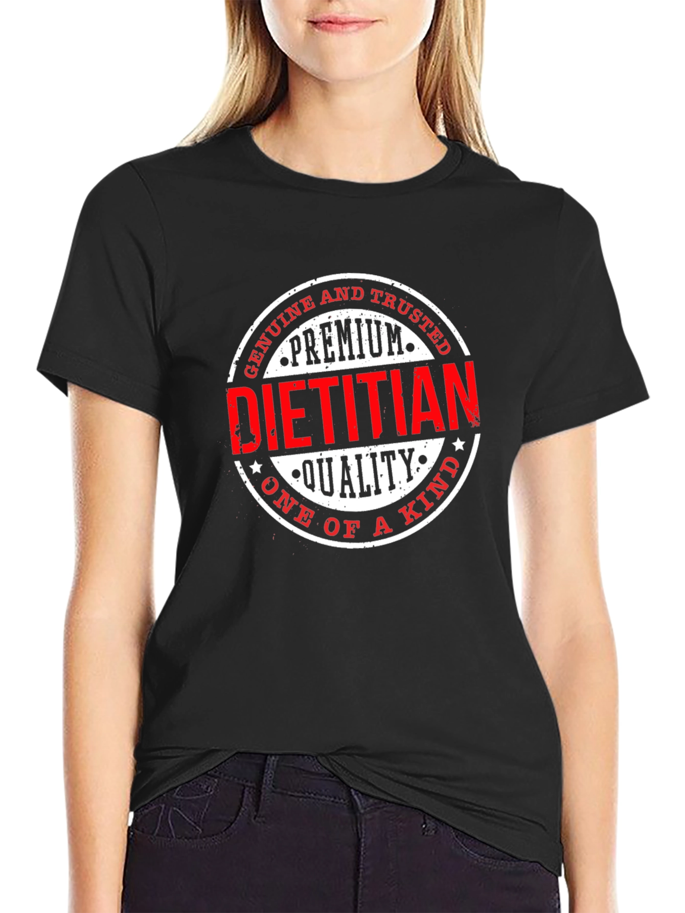 Premium Dietitian T-Shirt - Genuine and Trusted Quality