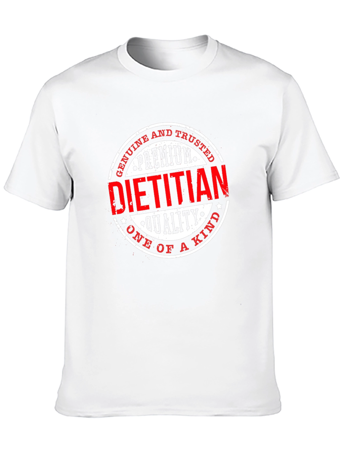 Premium Dietitian T-Shirt - Genuine and Trusted Quality
