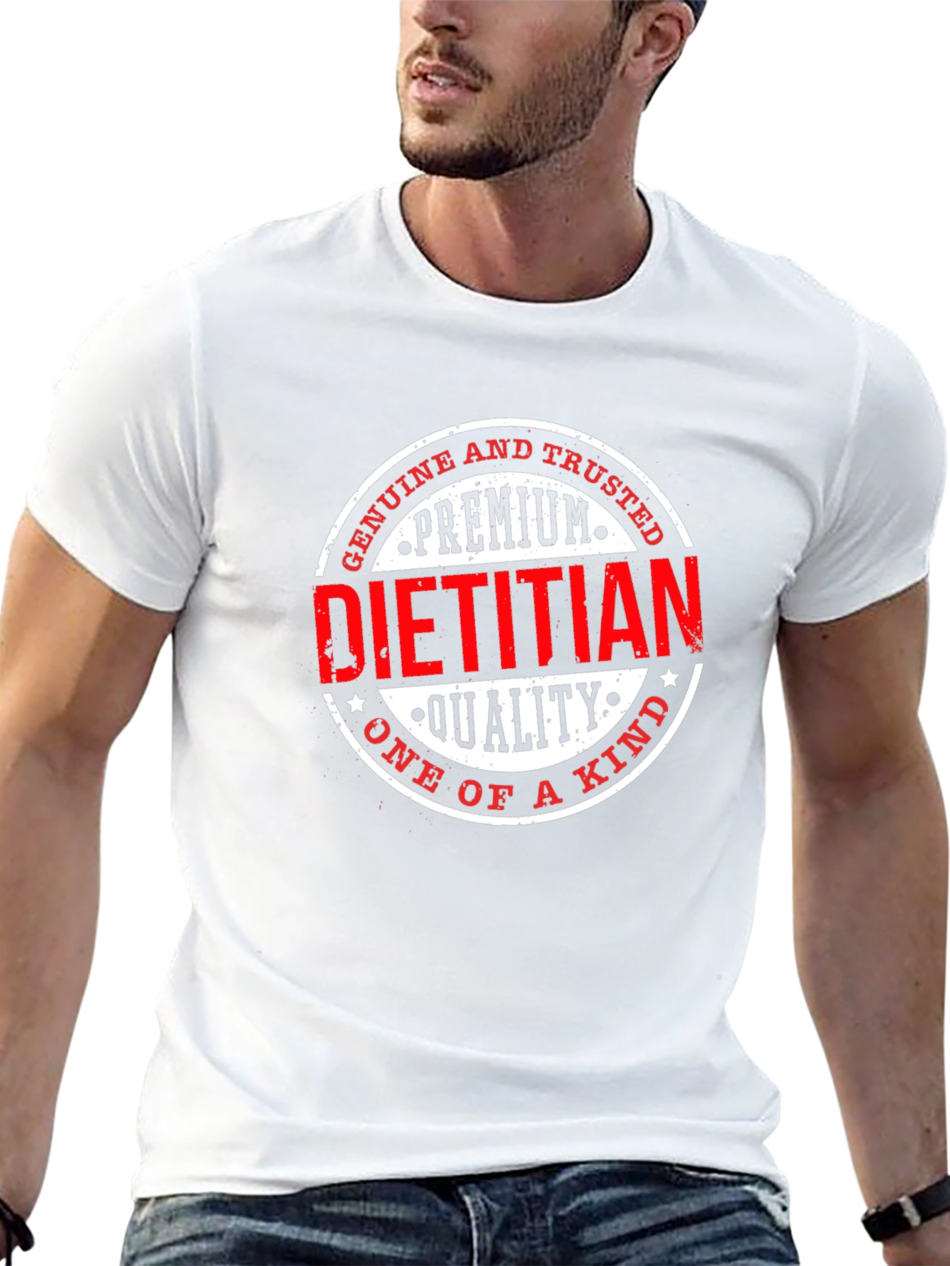 Premium Dietitian T-Shirt - Genuine and Trusted Quality