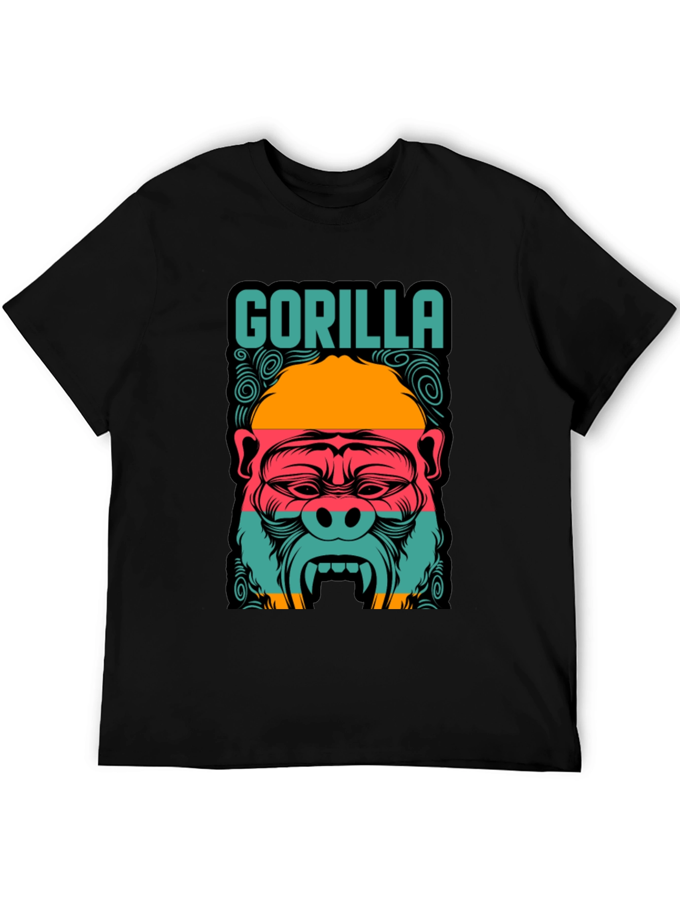 Gorilla Graphic Tee - Mens Black T-Shirt