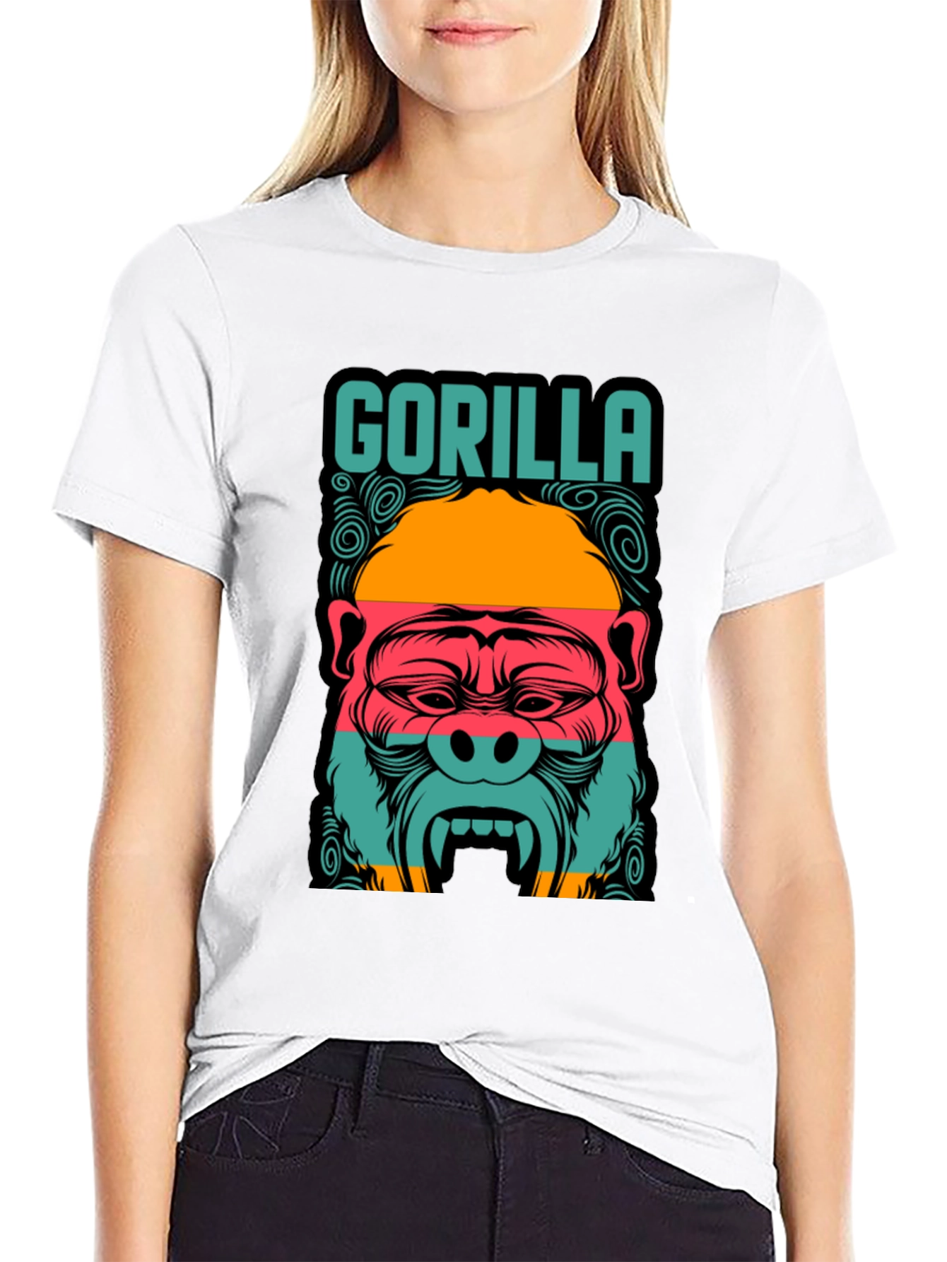 Gorilla Graphic Tee - Mens Black T-Shirt