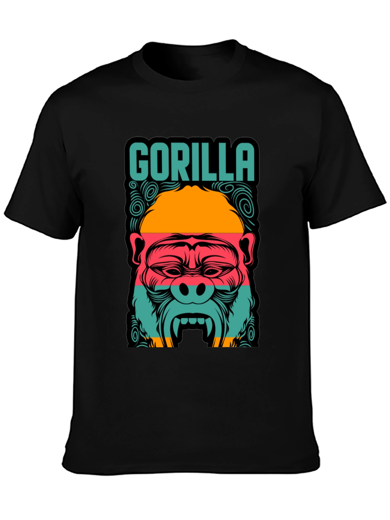 Gorilla Graphic Tee - Mens Black T-Shirt