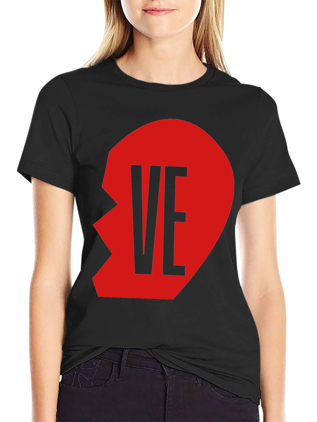 Matching Couples Heart T-Shirt - VE Part