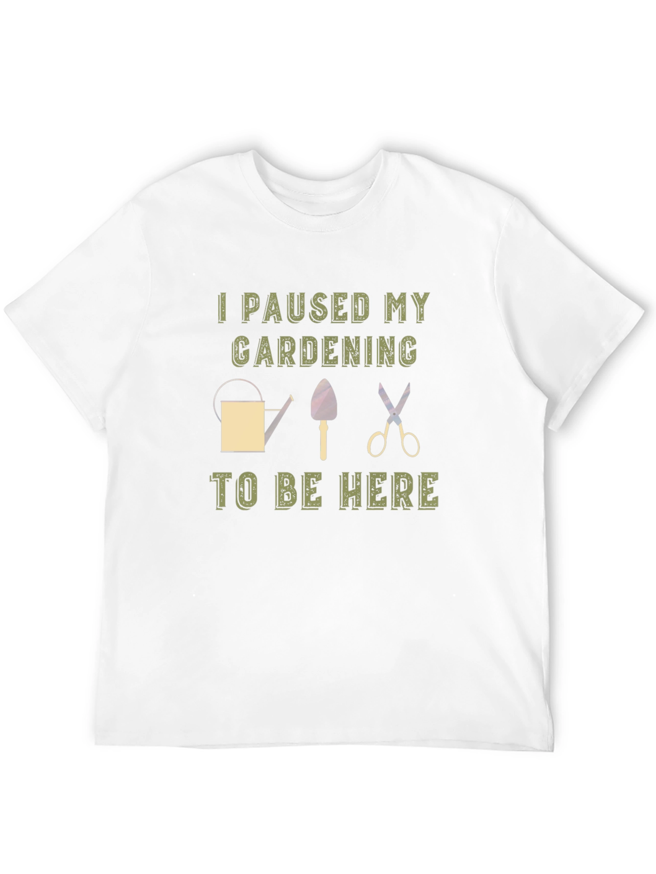Gardening Pause T-Shirt - Humorous Gardener Tee