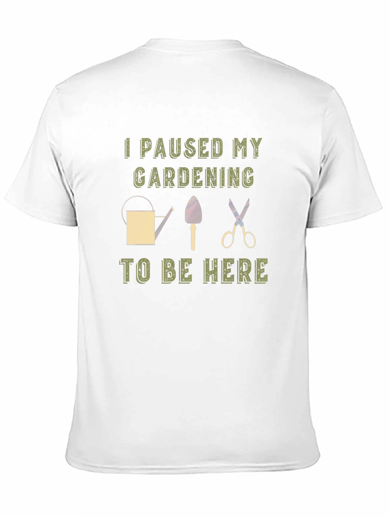 Gardening Pause T-Shirt - Humorous Gardener Tee