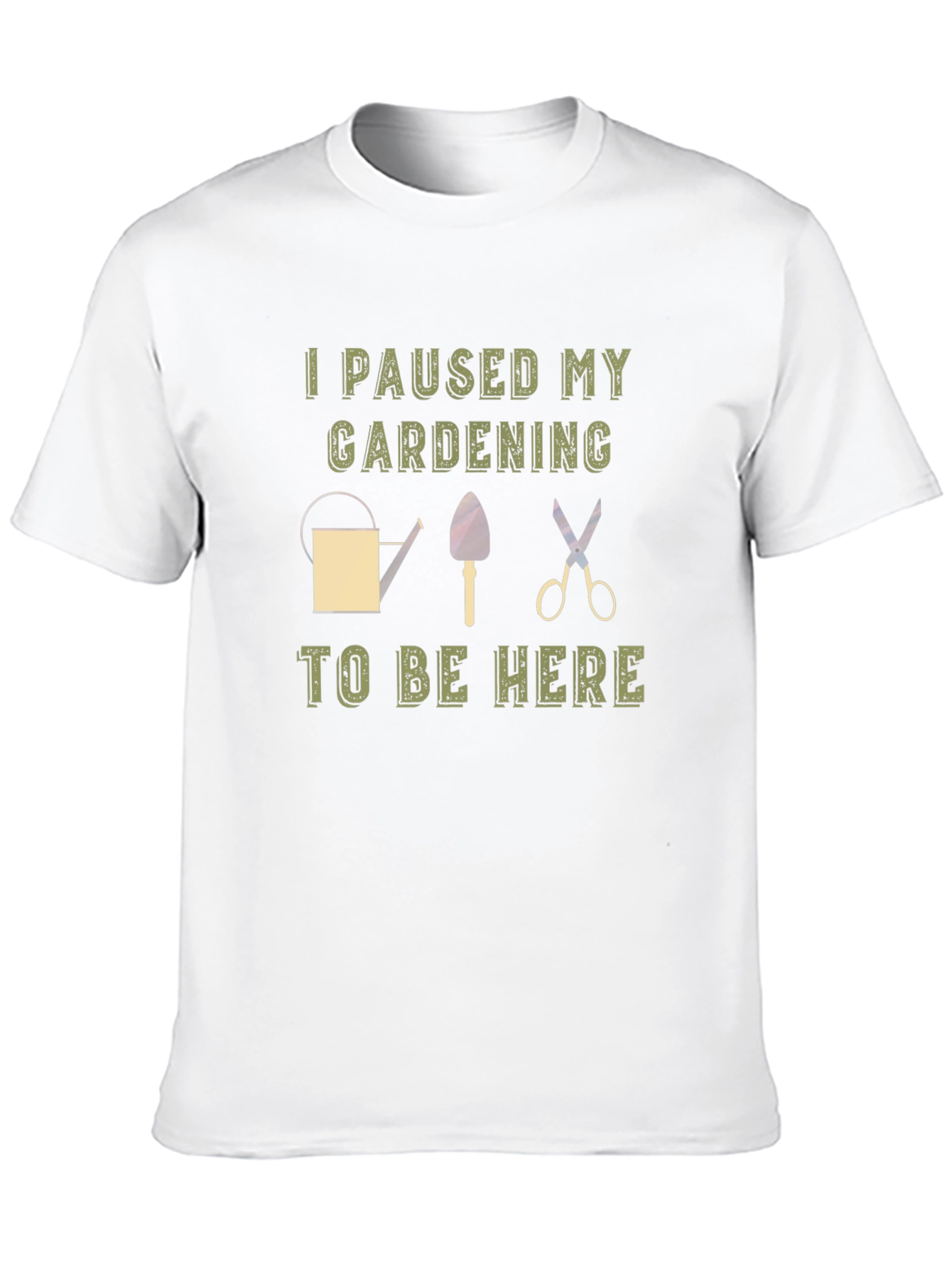 Gardening Pause T-Shirt - Humorous Gardener Tee