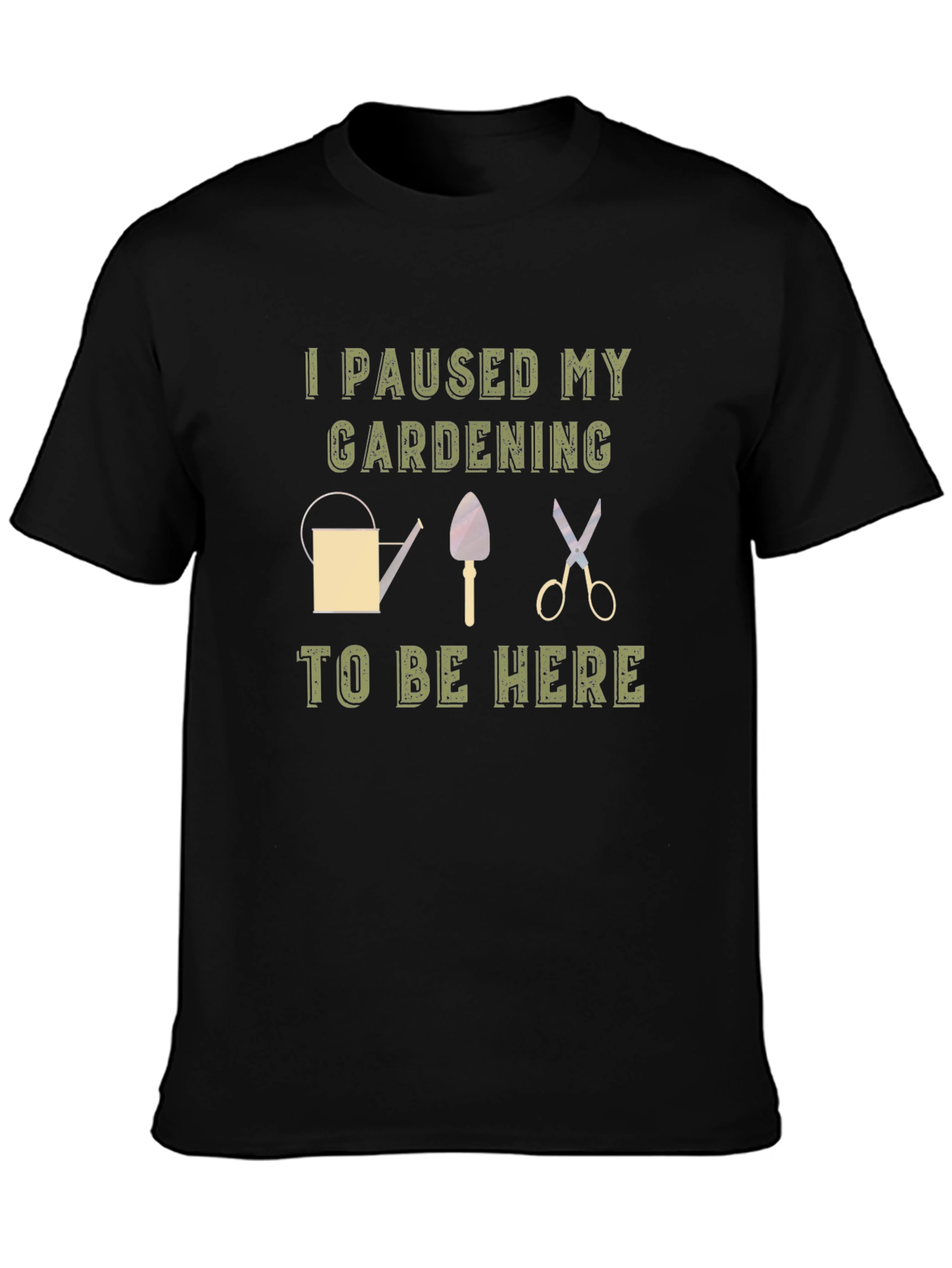 Gardening Pause T-Shirt - Humorous Gardener Tee