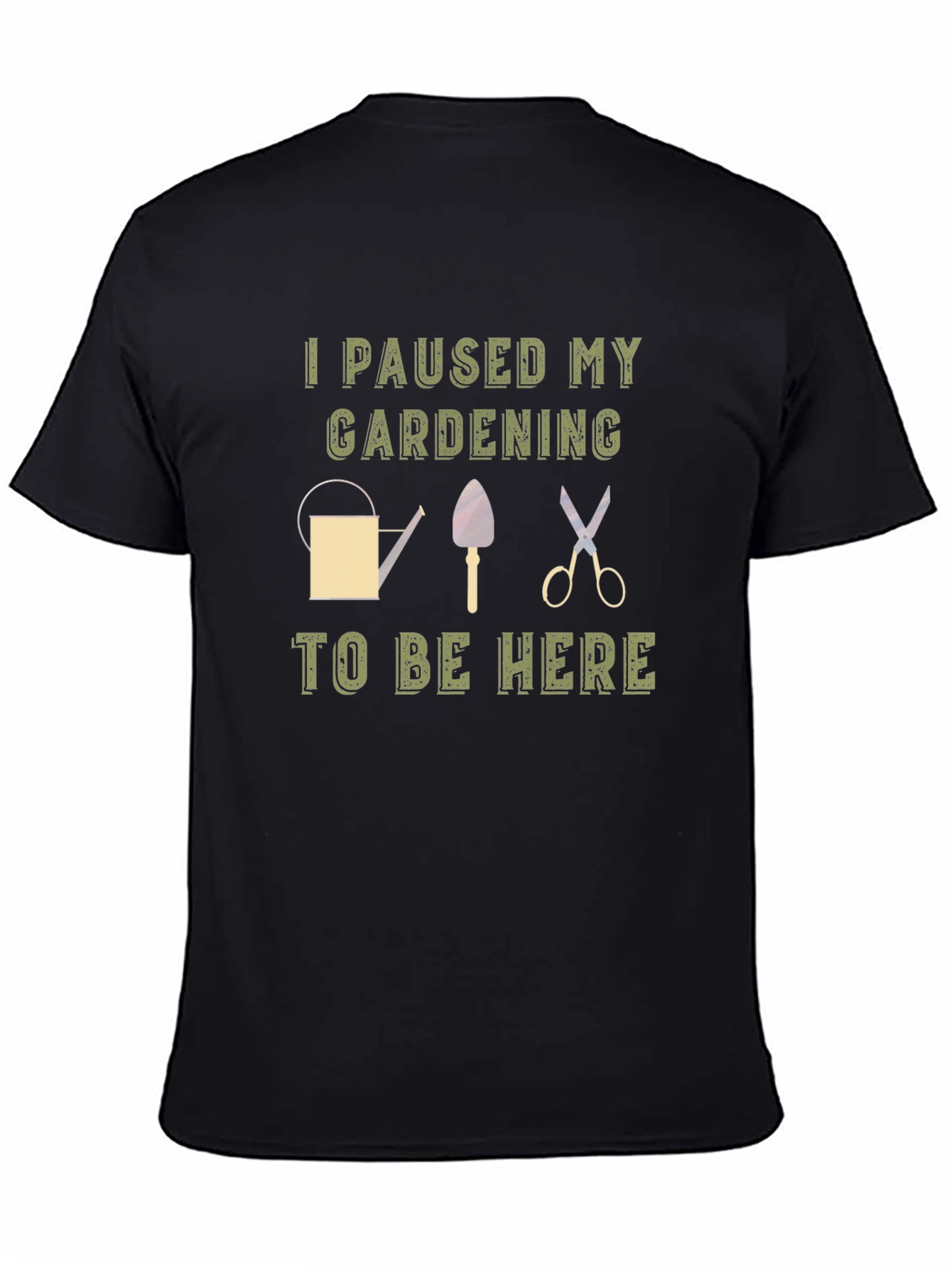Gardening Pause T-Shirt - Humorous Gardener Tee