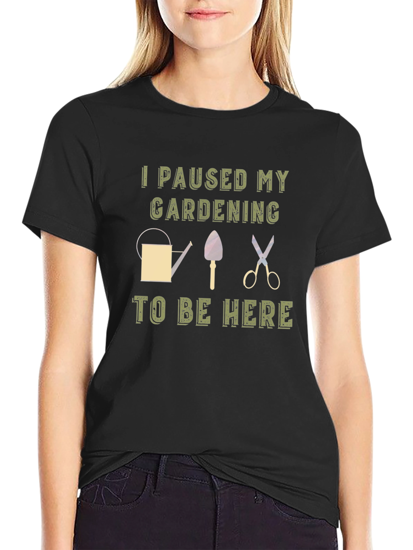 Gardening Pause T-Shirt - Humorous Gardener Tee