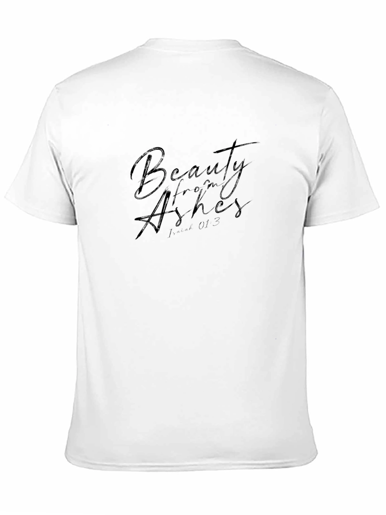 Beauty From Ashes Black Graphic T-Shirt