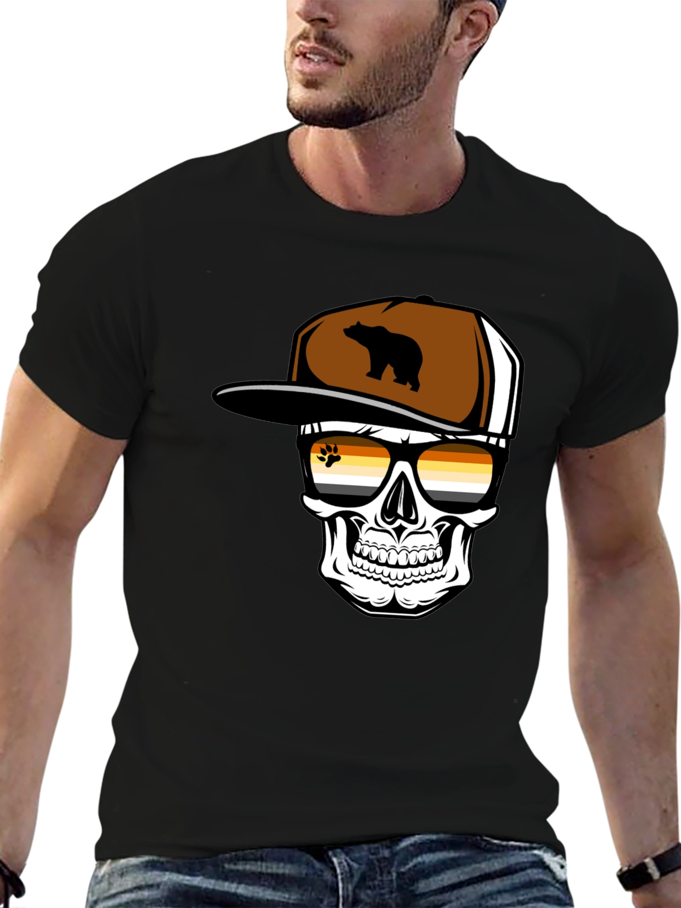 Bear Pride Skull T-Shirt