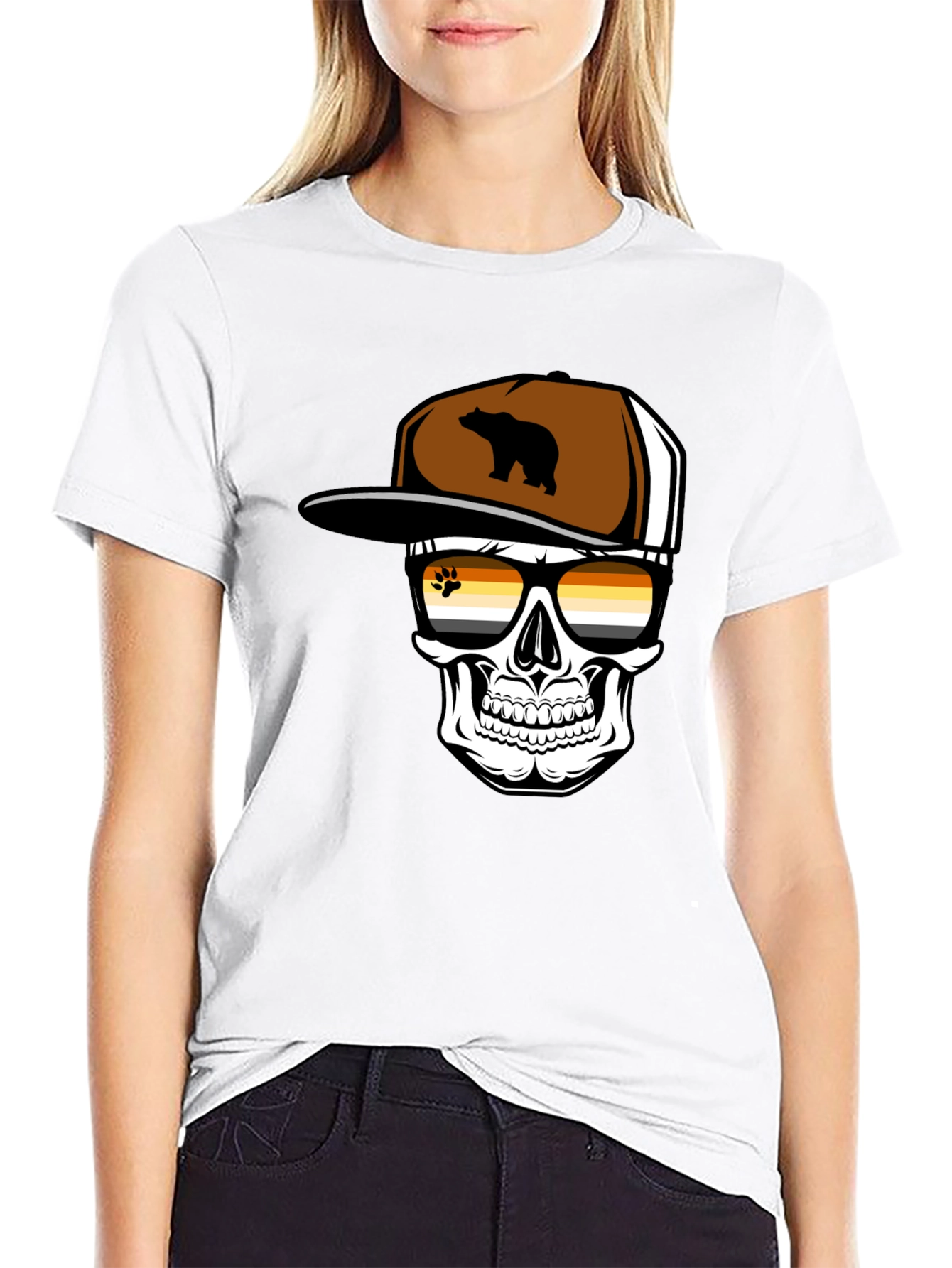 Bear Pride Skull T-Shirt