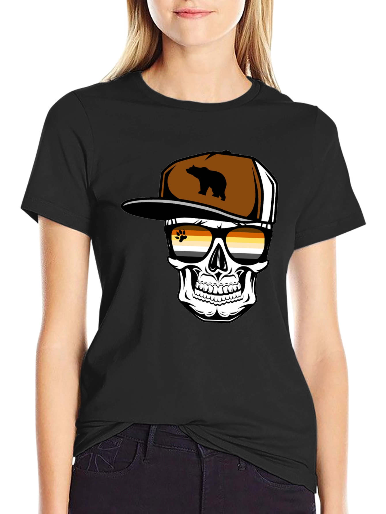 Bear Pride Skull T-Shirt