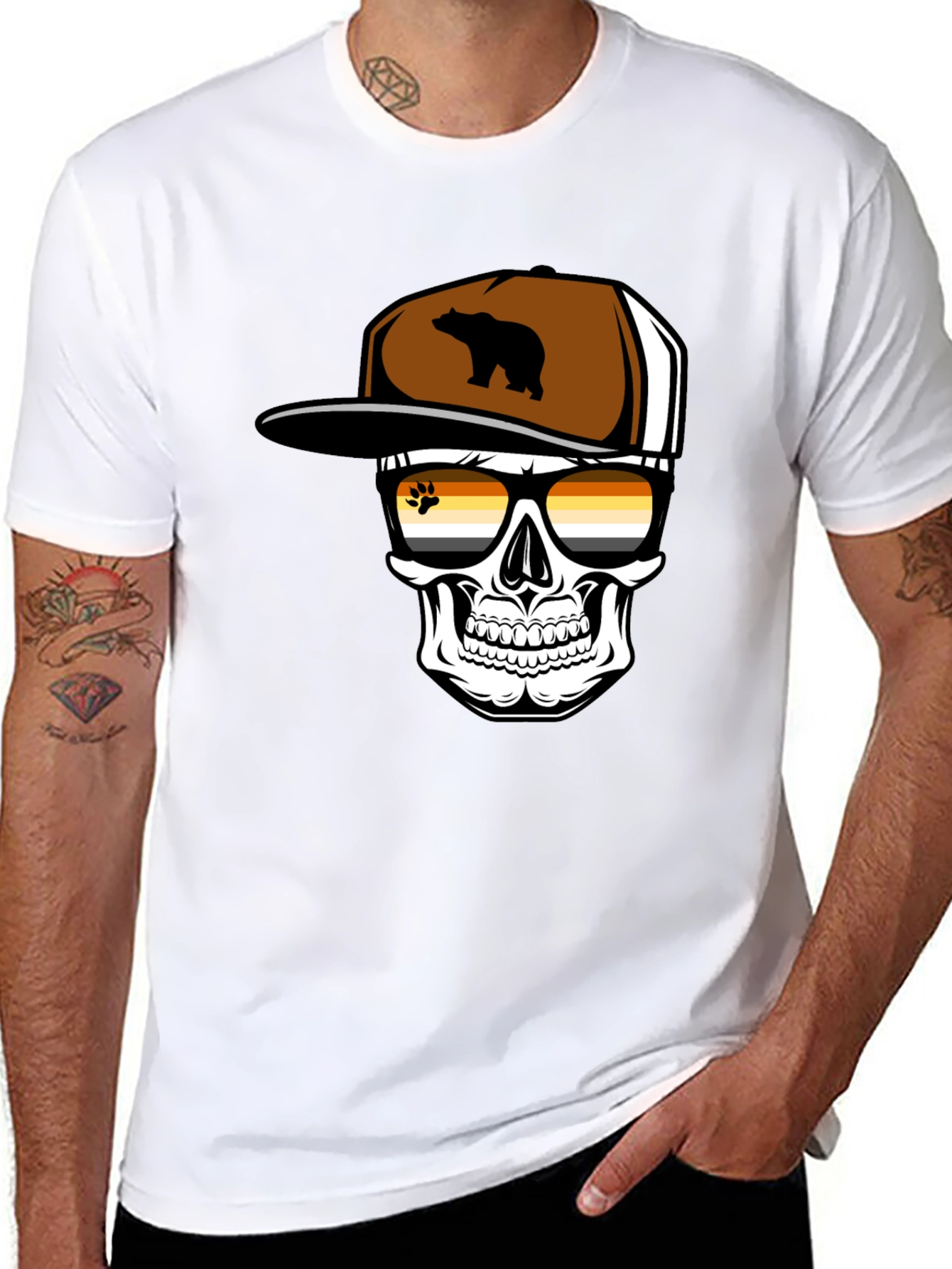 Bear Pride Skull T-Shirt