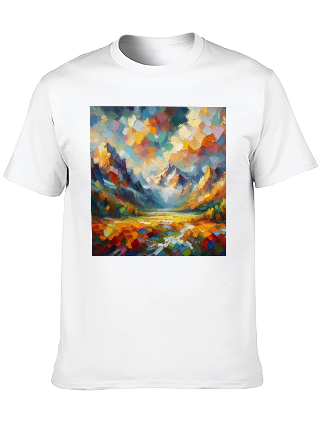 Abstract Mountain Art T-Shirt
