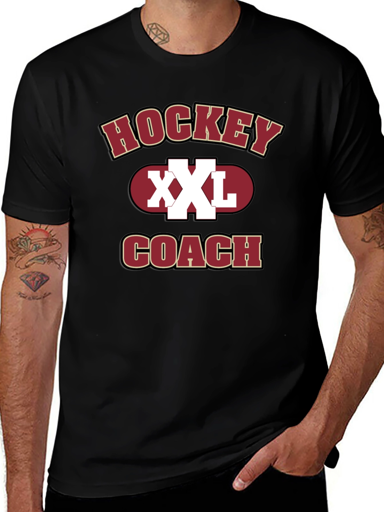 Hockey Coach XXL Graphic T-Shirt