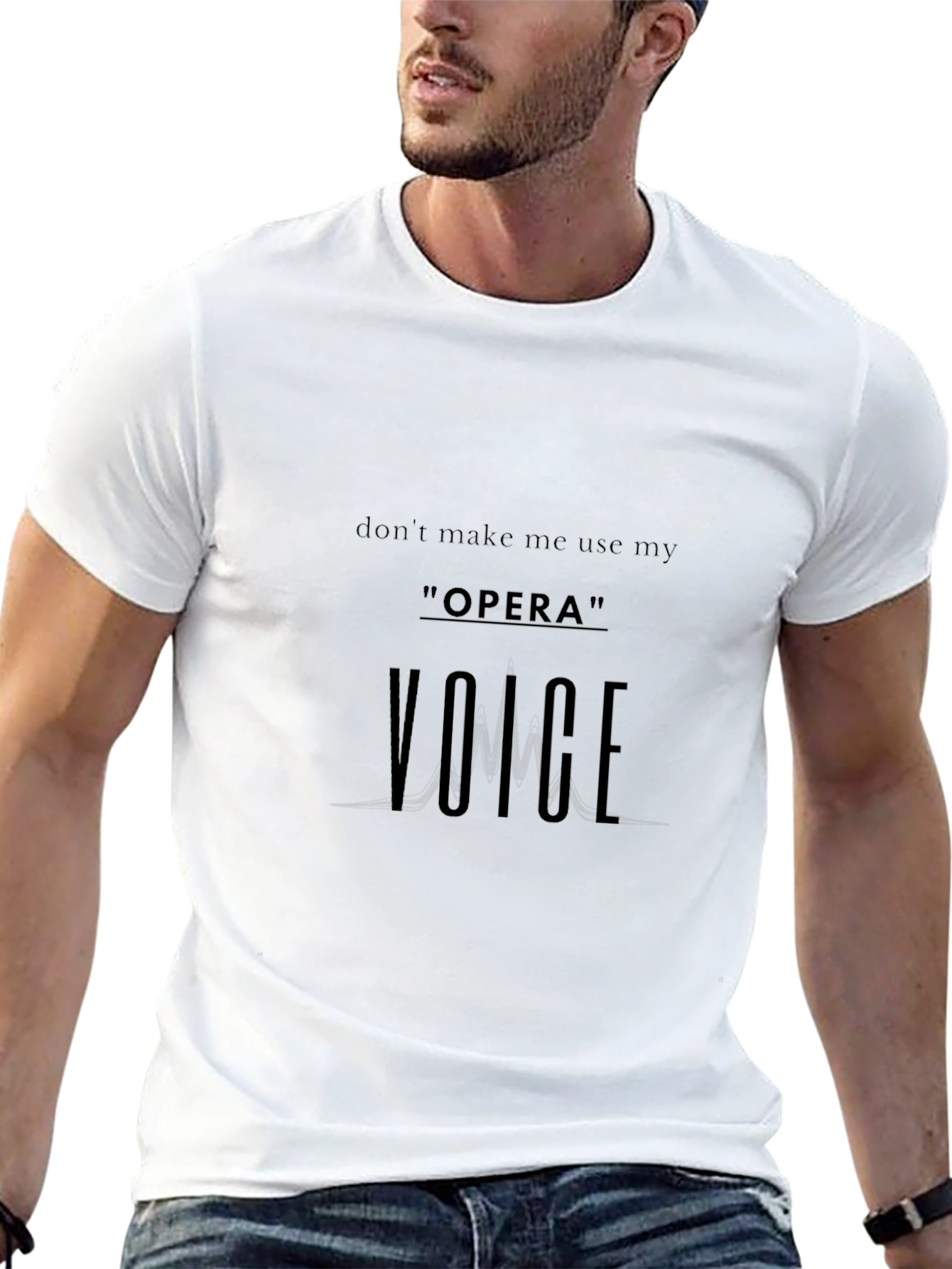 Opera Voice T-Shirt - Funny Vocalist Tee