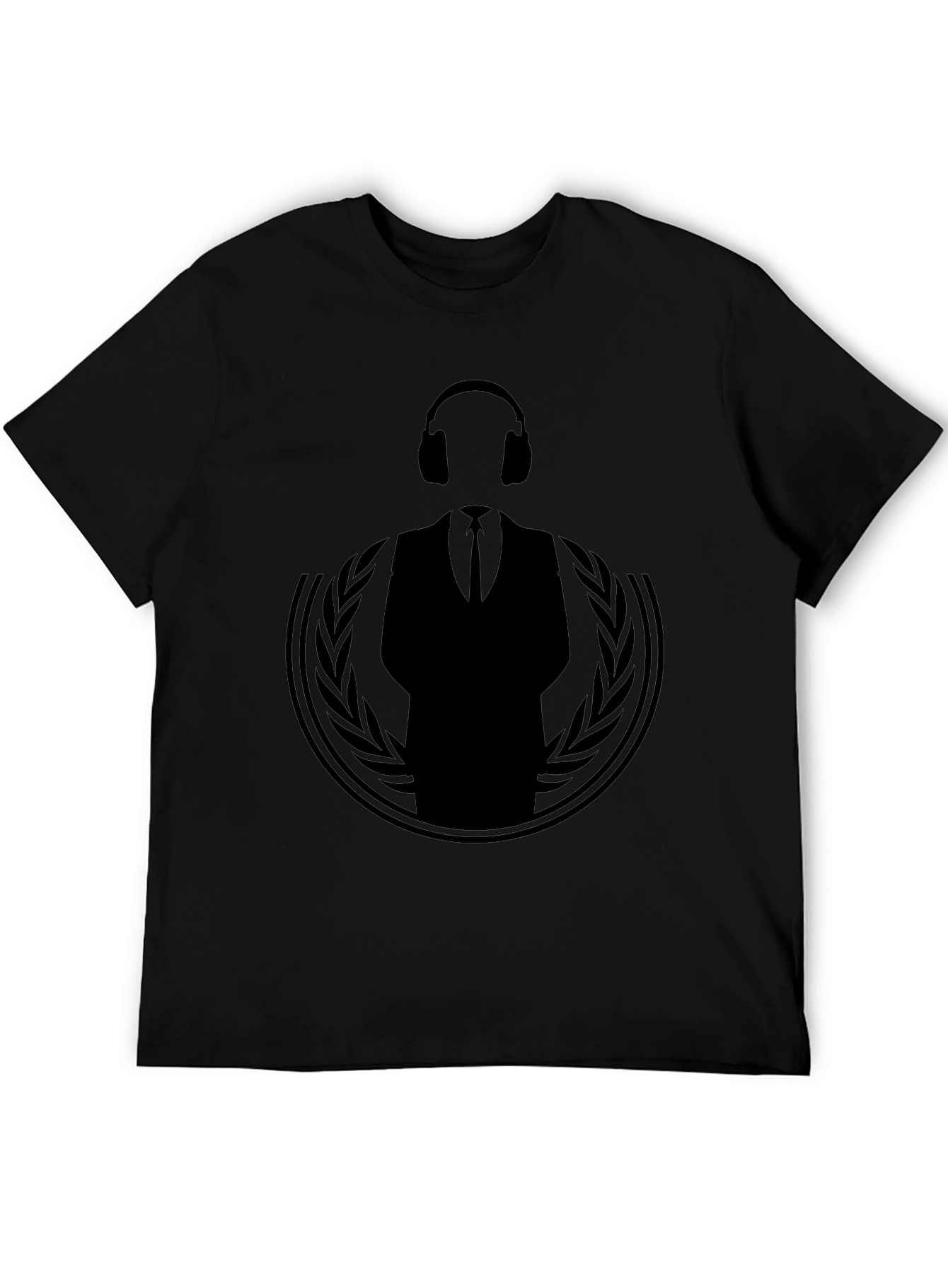 Anonymous DJ Black T-Shirt