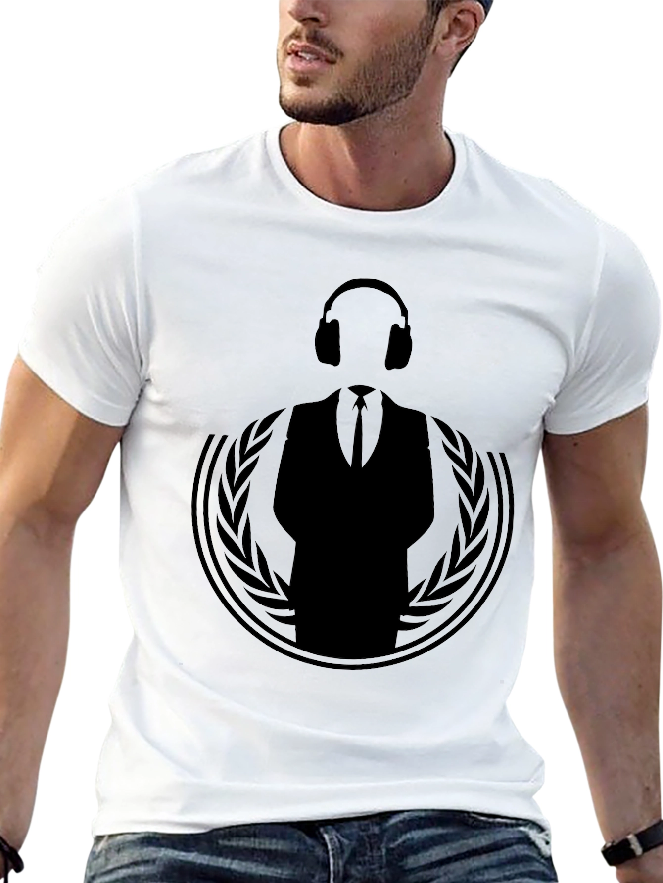 Anonymous DJ Black T-Shirt