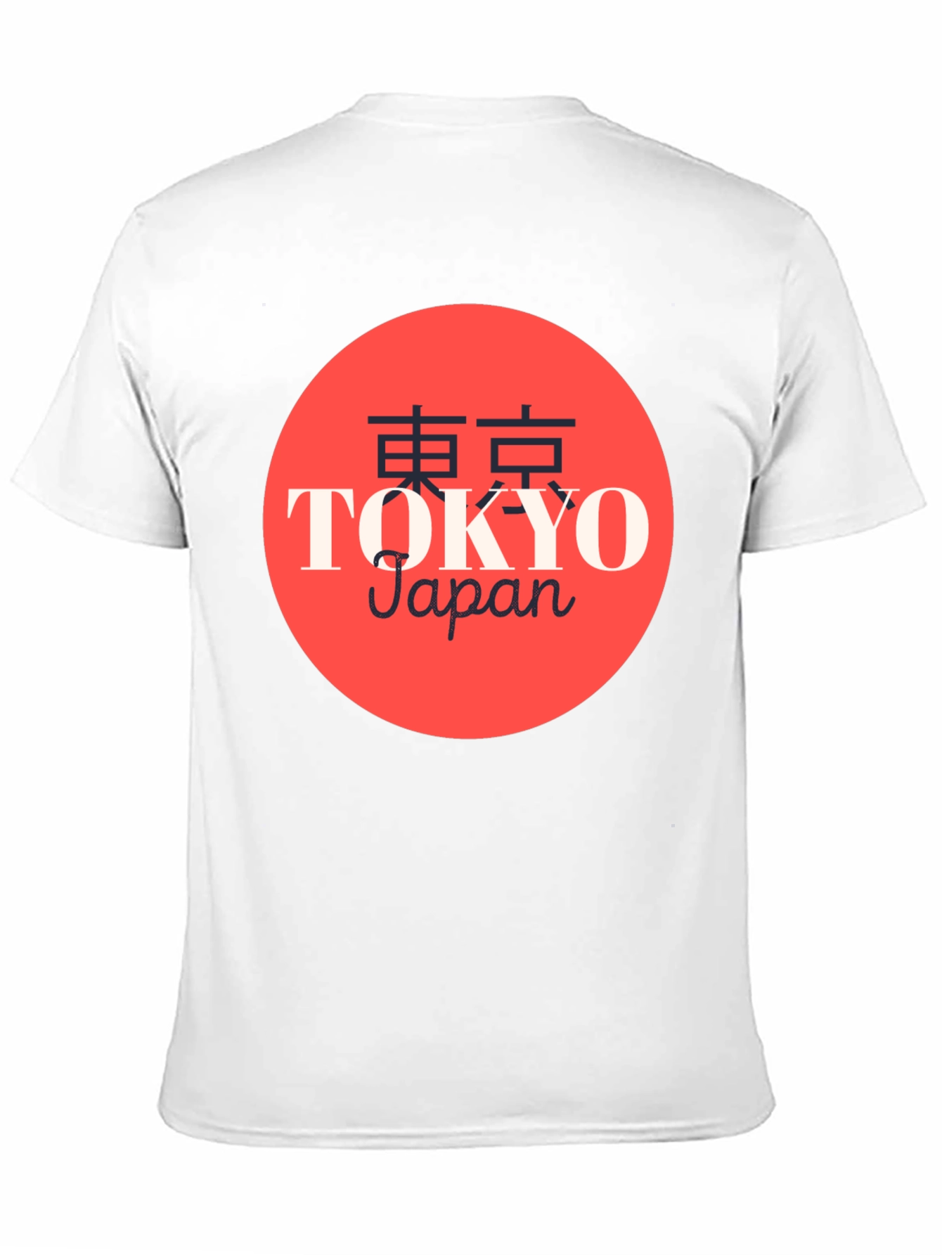 Tokyo Japan Graphic Print Crew Neck T-Shirt