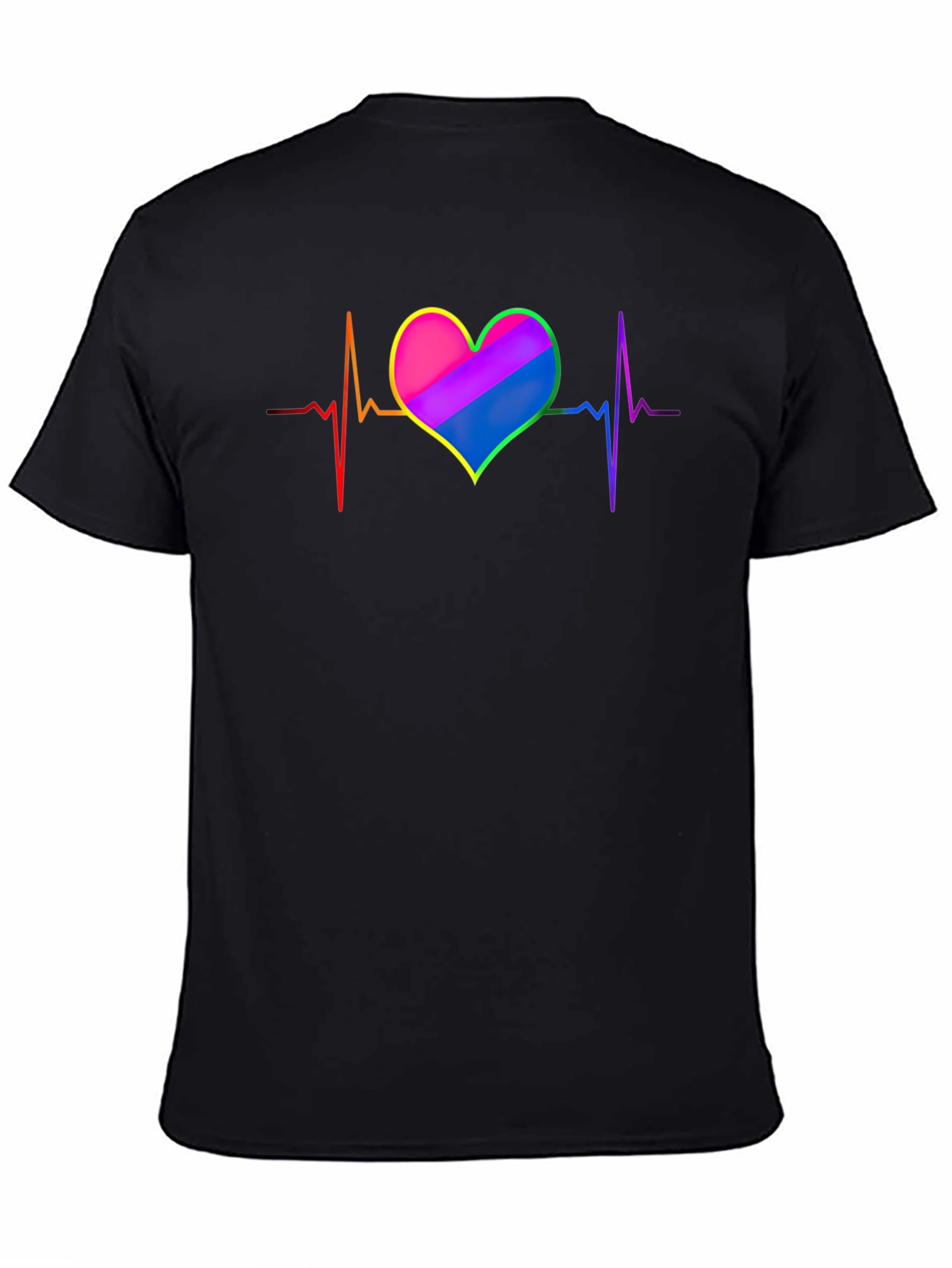 LGBTQ+ Heartbeat T-Shirt - Pride Love