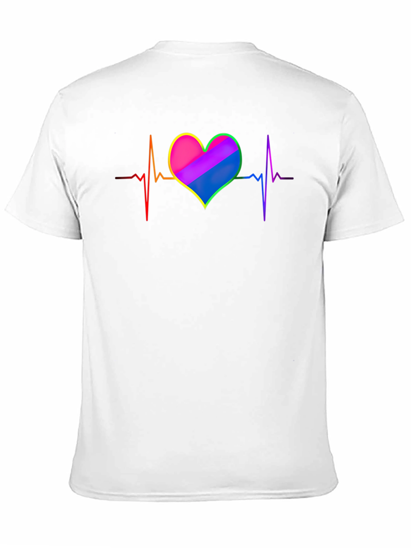LGBTQ+ Heartbeat T-Shirt - Pride Love