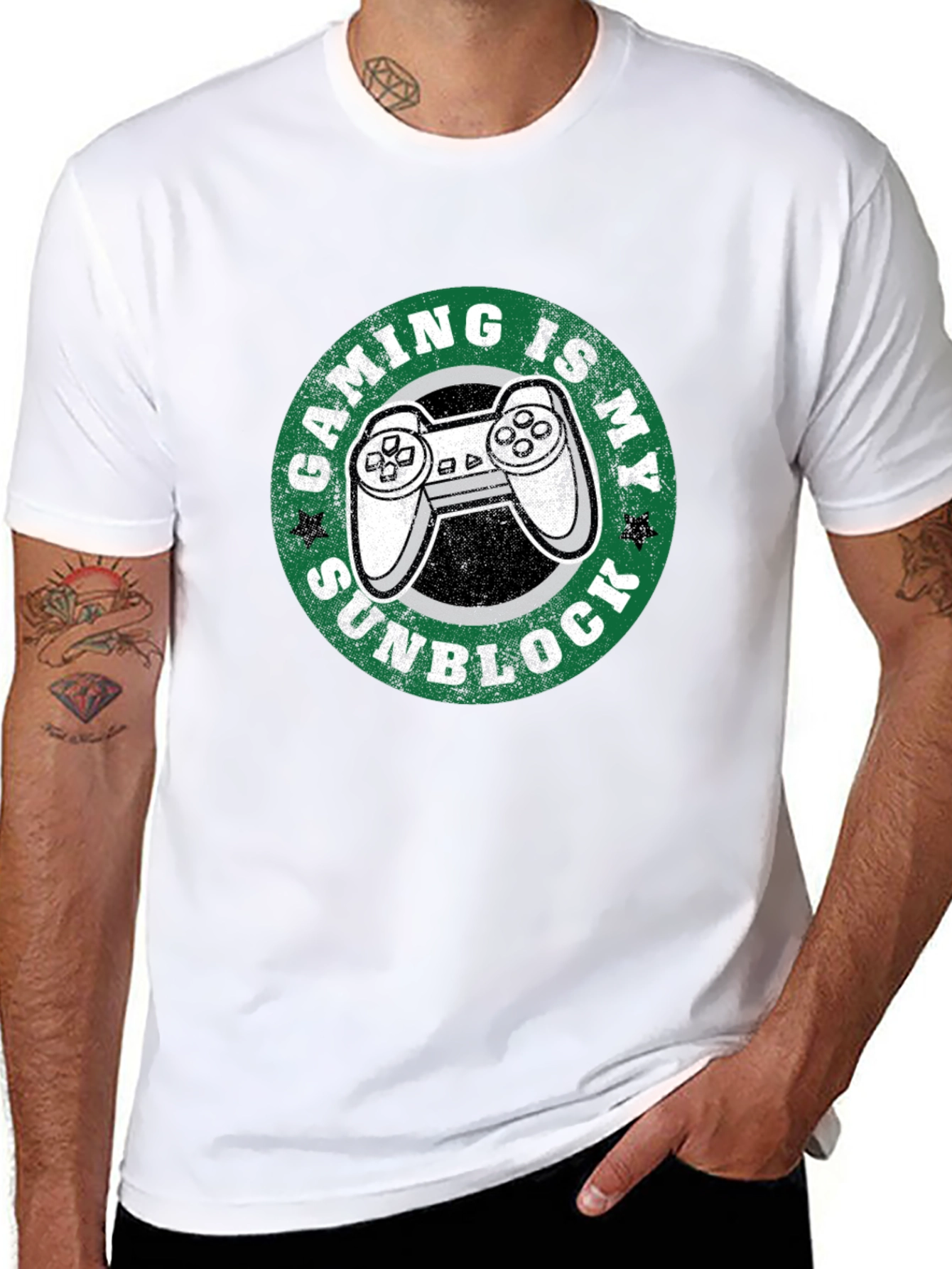 Gaming Is My Sunblock T-Shirt - Gamer Tee