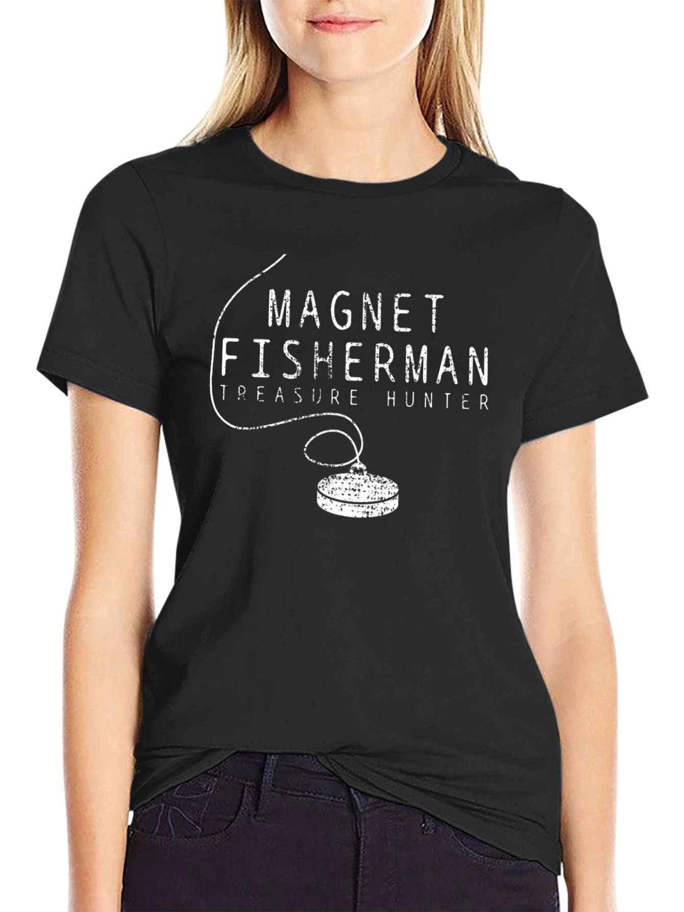Magnet Fisherman Treasure Hunter T-Shirt