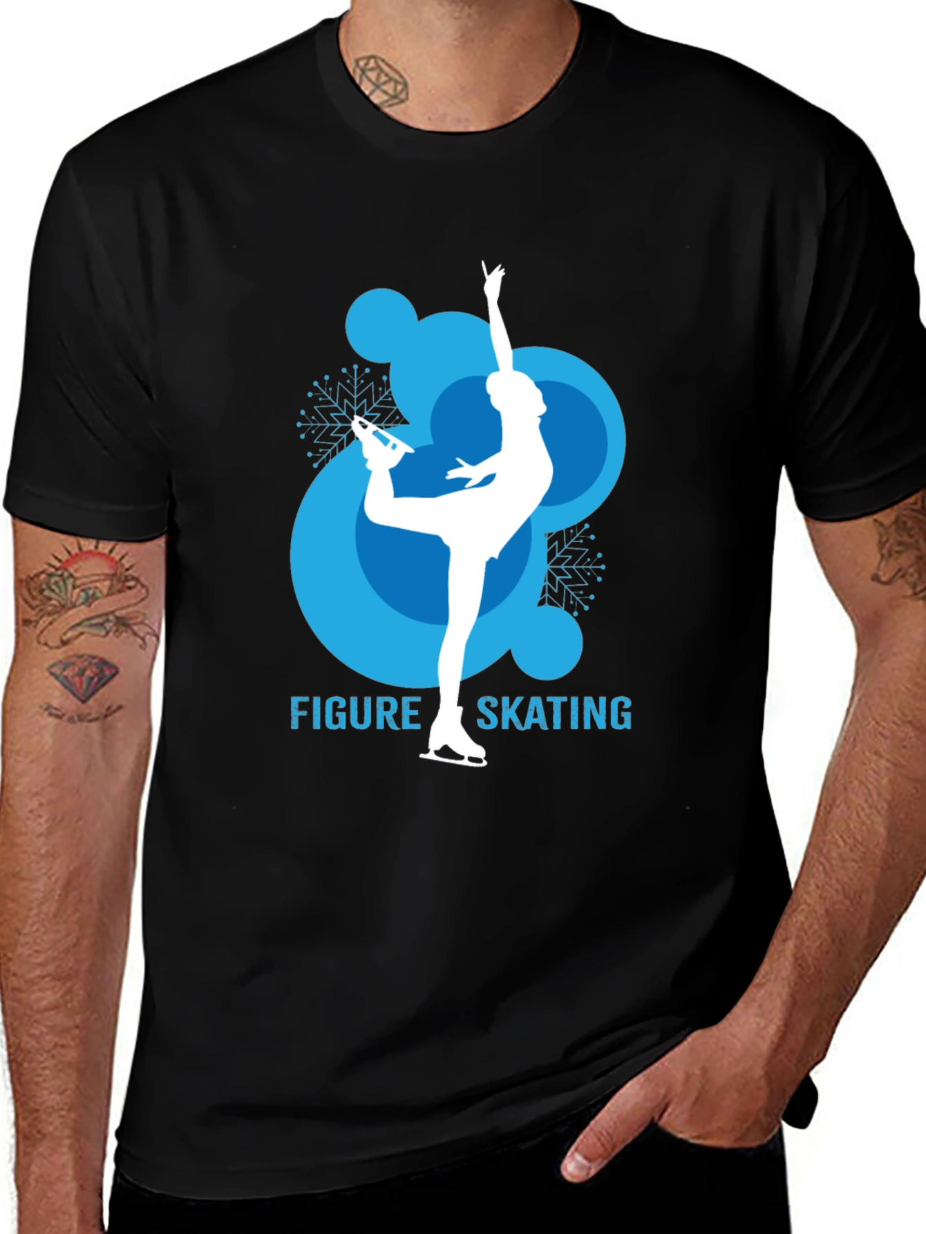 Figure Skating Graphic Tee - Ice Skating Shirt