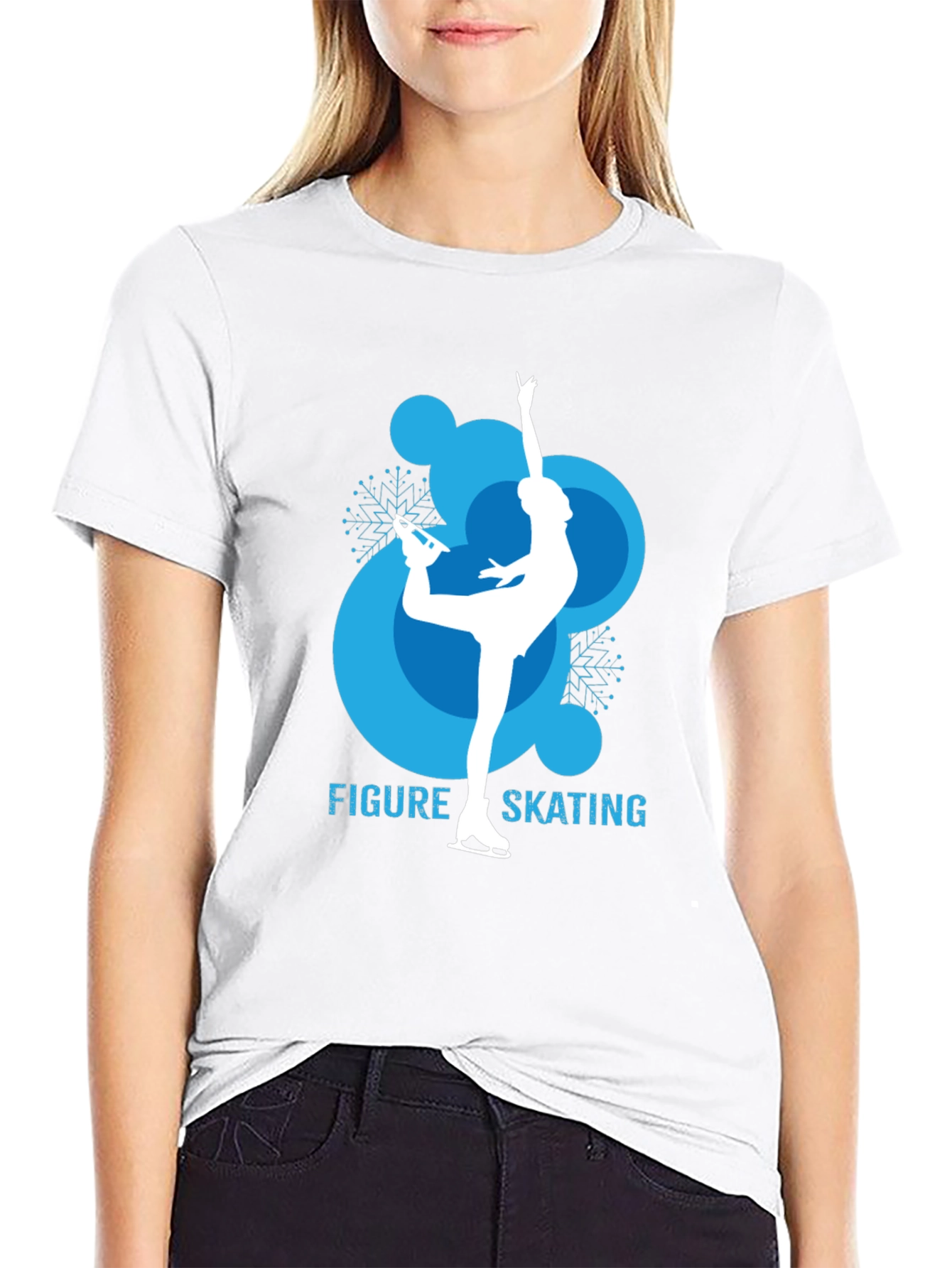 Figure Skating Graphic Tee - Ice Skating Shirt