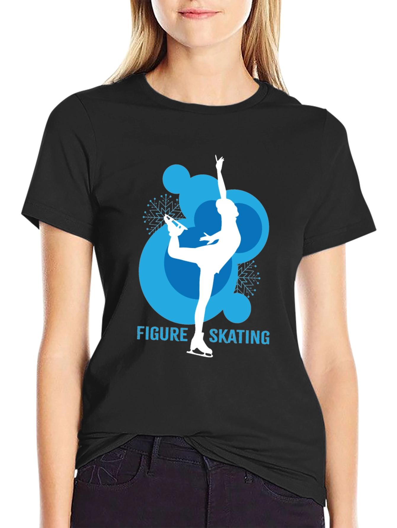 Figure Skating Graphic Tee - Ice Skating Shirt