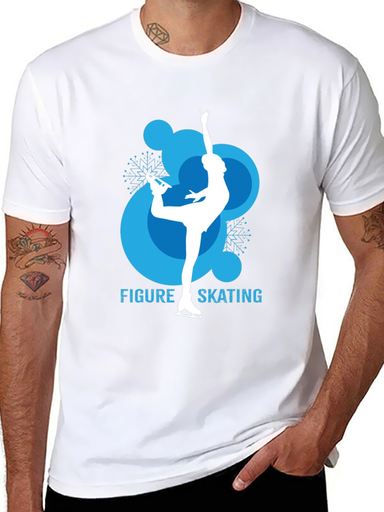 Figure Skating Graphic Tee - Ice Skating Shirt