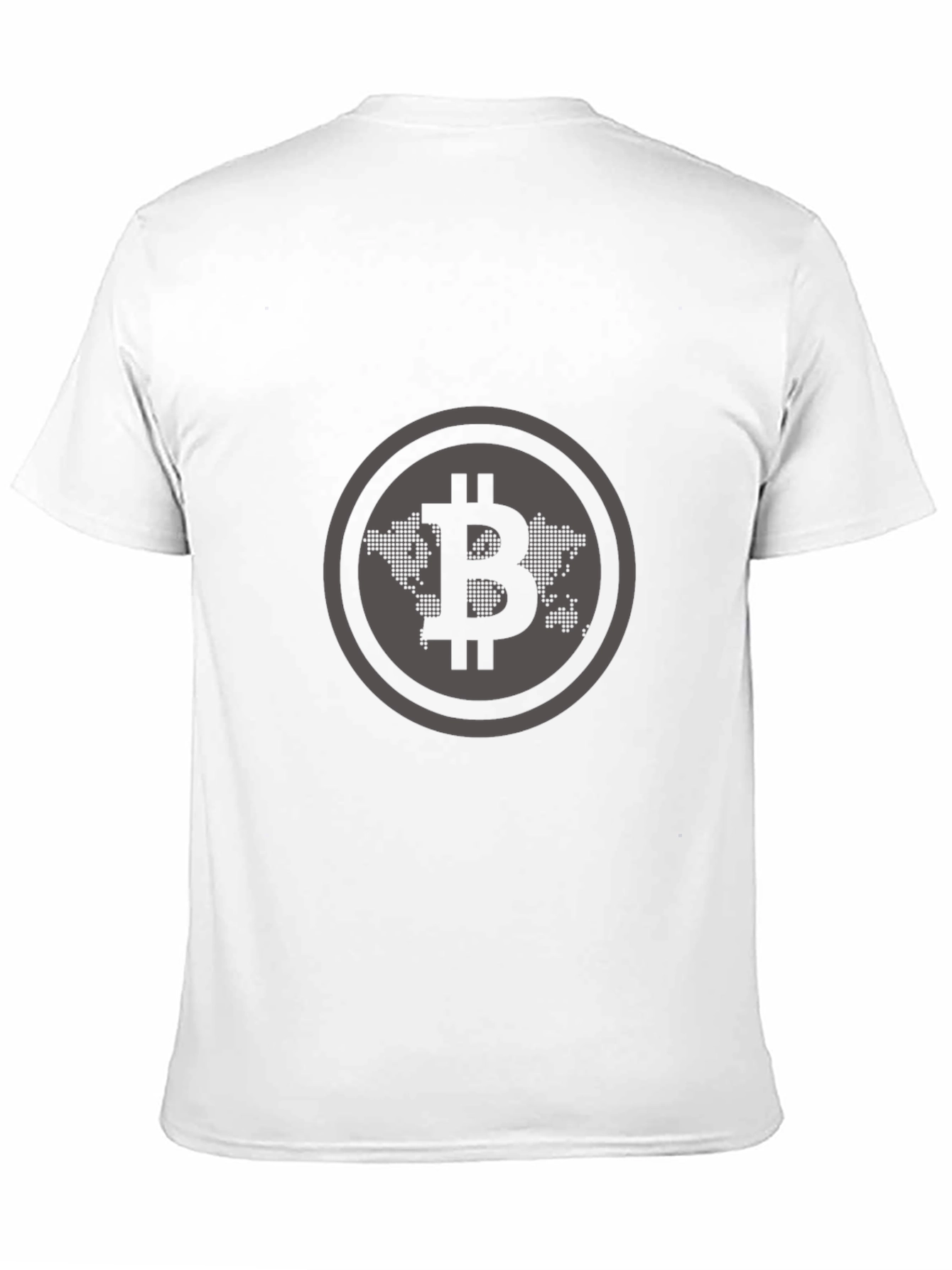 Bitcoin World Map Graphic T-Shirt