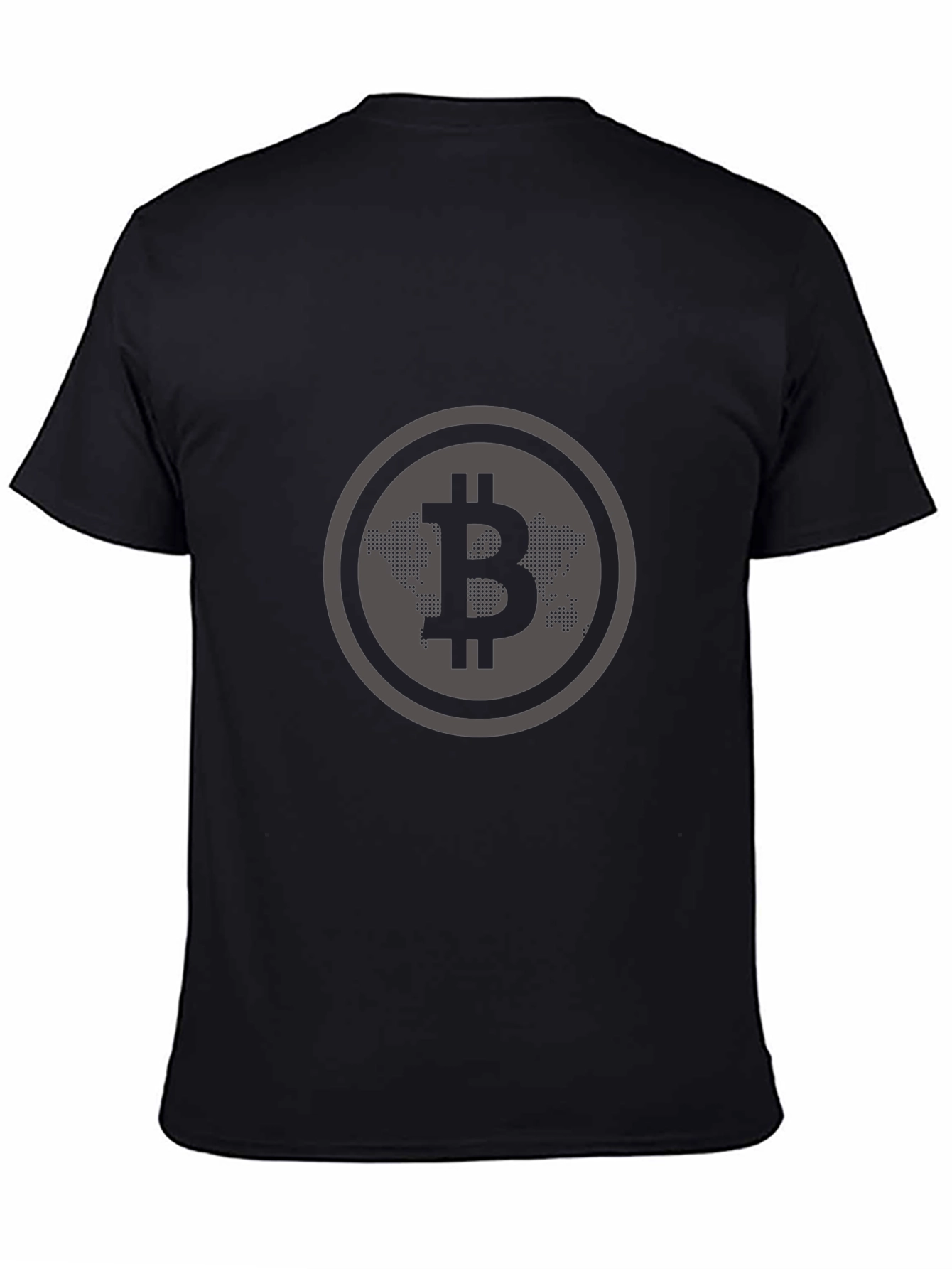 Bitcoin World Map Graphic T-Shirt