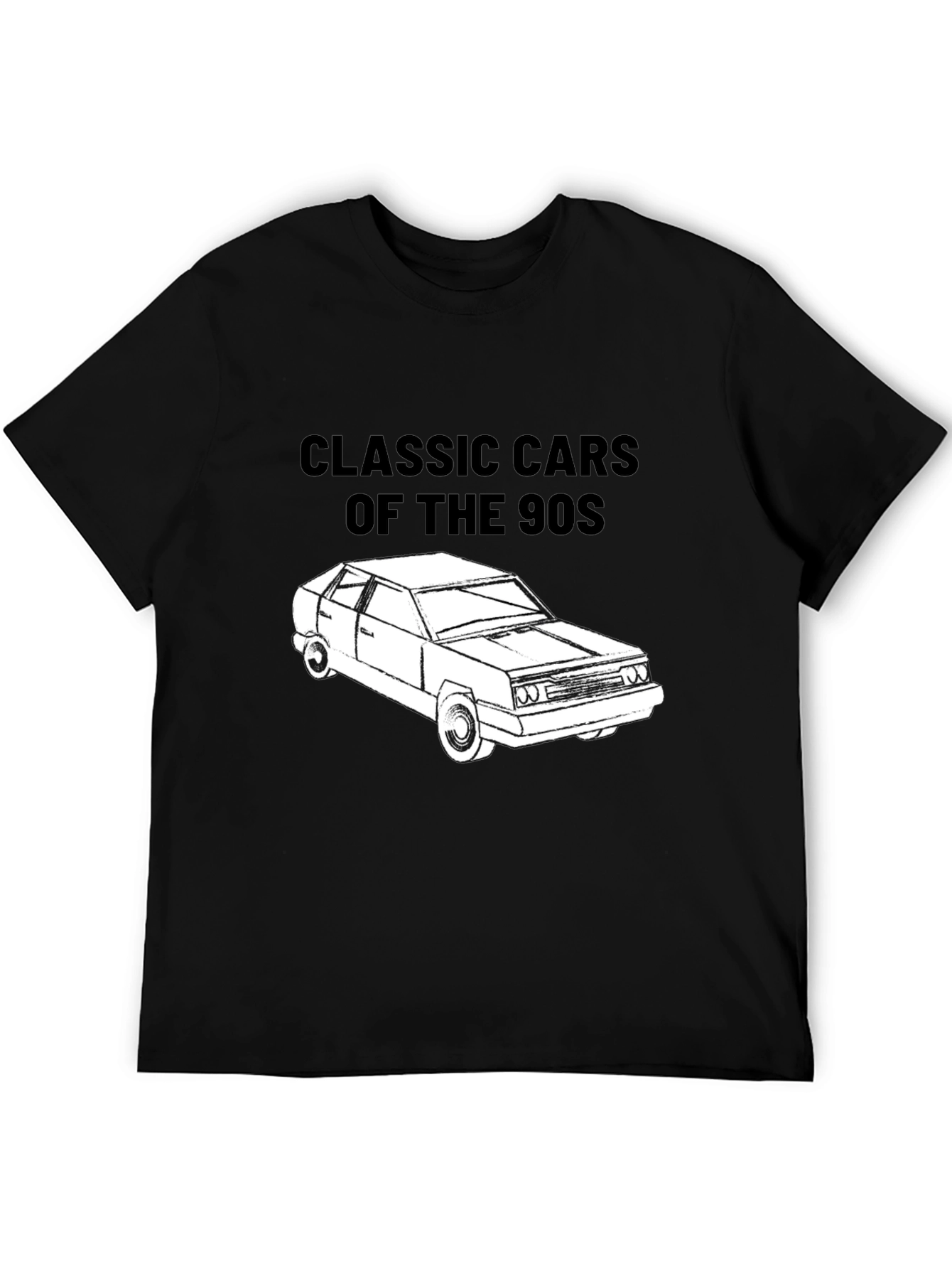 Classic Cars of the 90s T-Shirt - Black