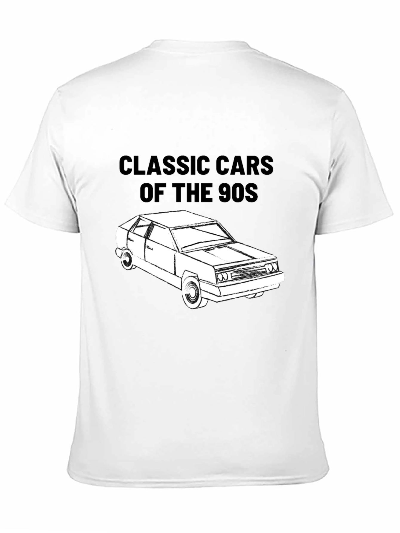Classic Cars of the 90s T-Shirt - Black