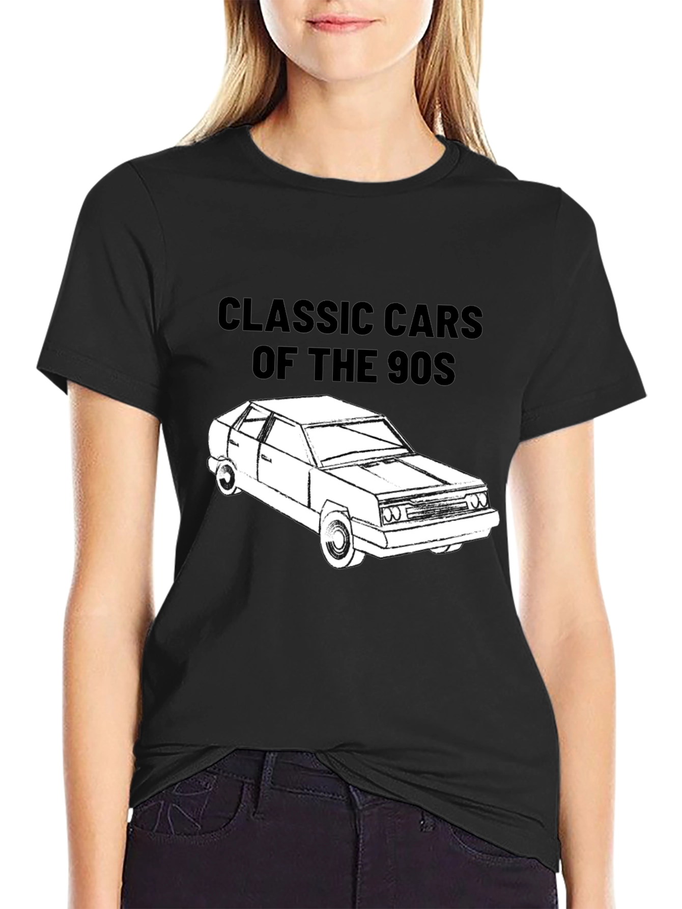 Classic Cars of the 90s T-Shirt - Black