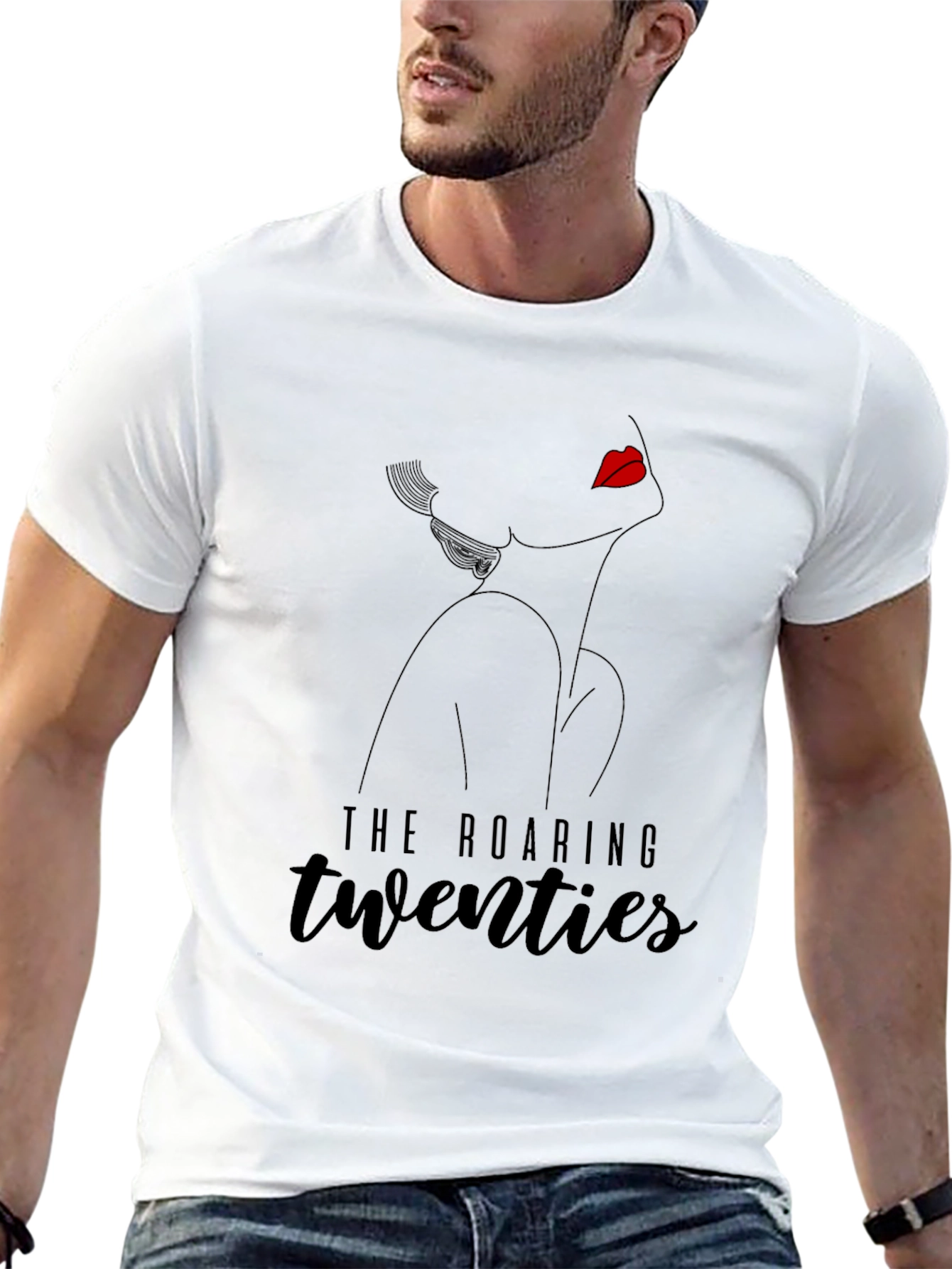 Roaring Twenties Graphic Tee - Black