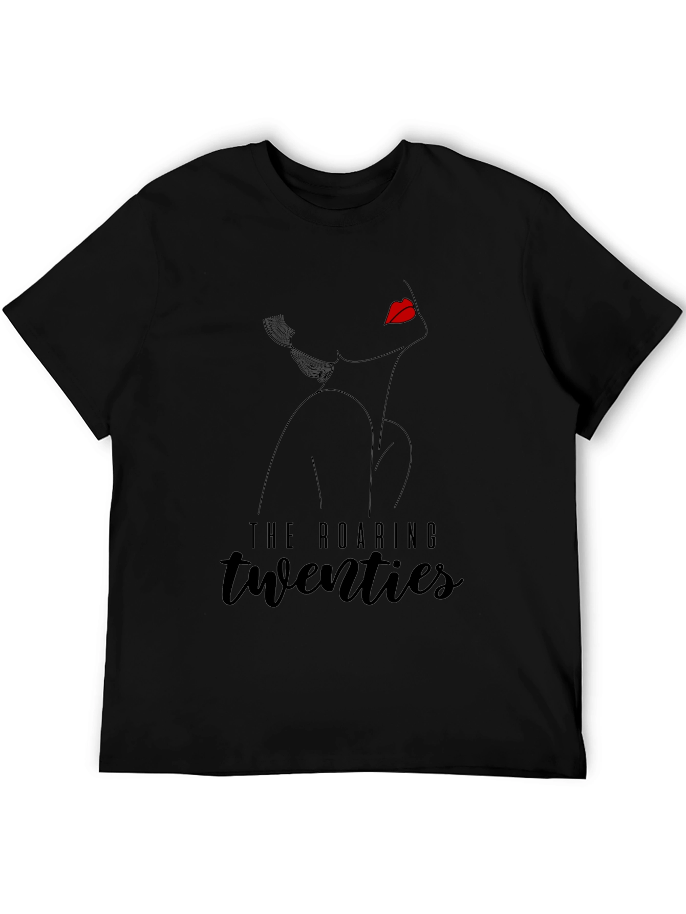 Roaring Twenties Graphic Tee - Black