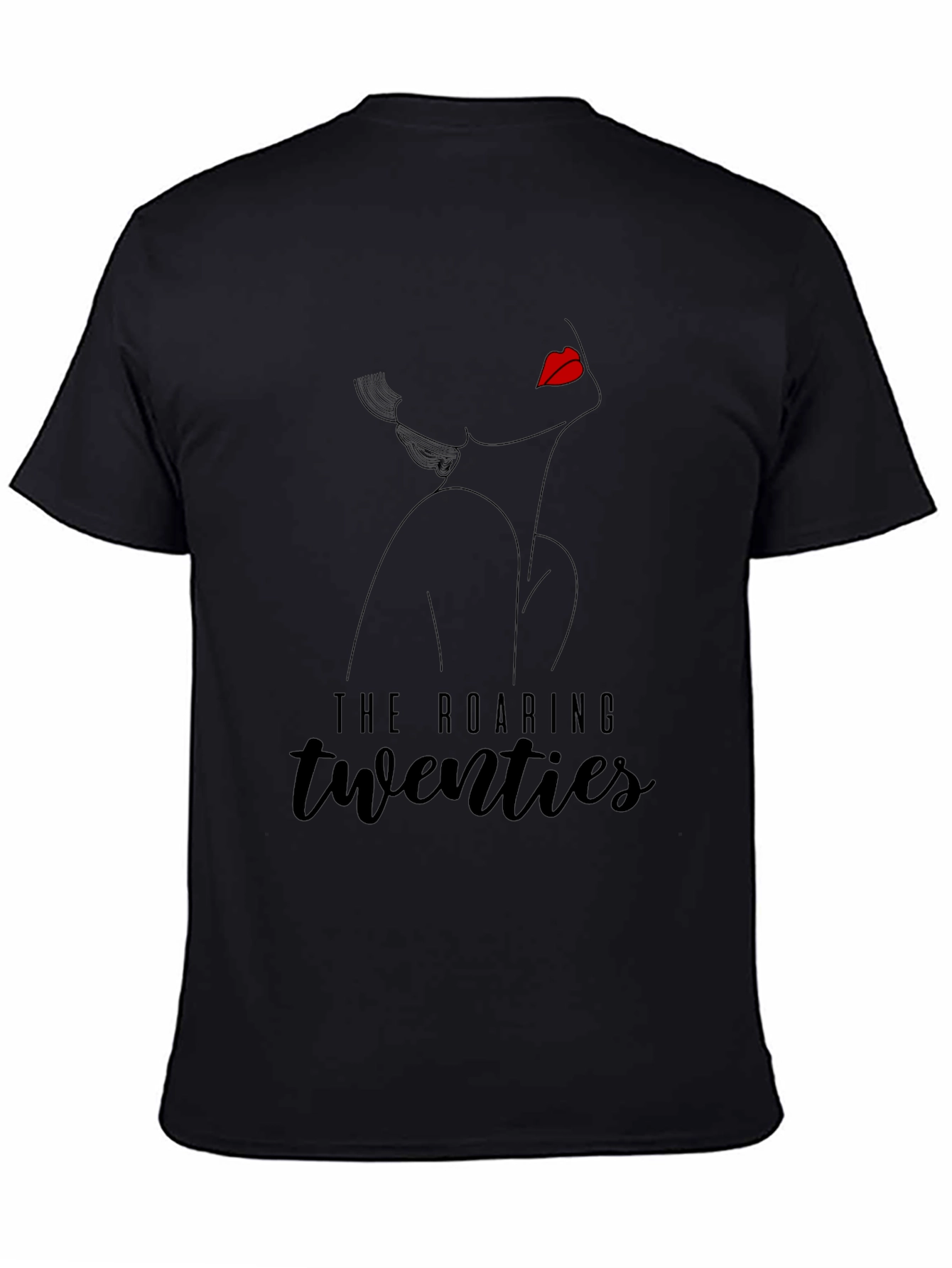 Roaring Twenties Graphic Tee - Black