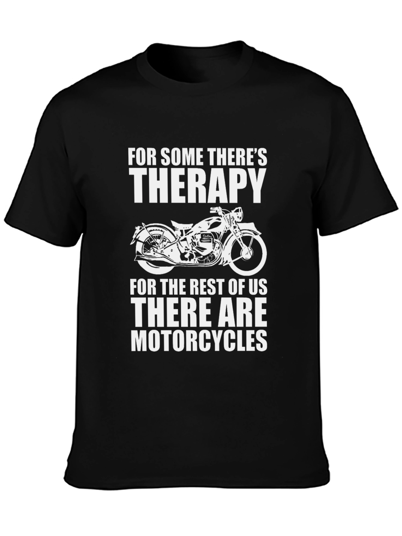 Motorcycle Therapy T-Shirt - Biker Gift