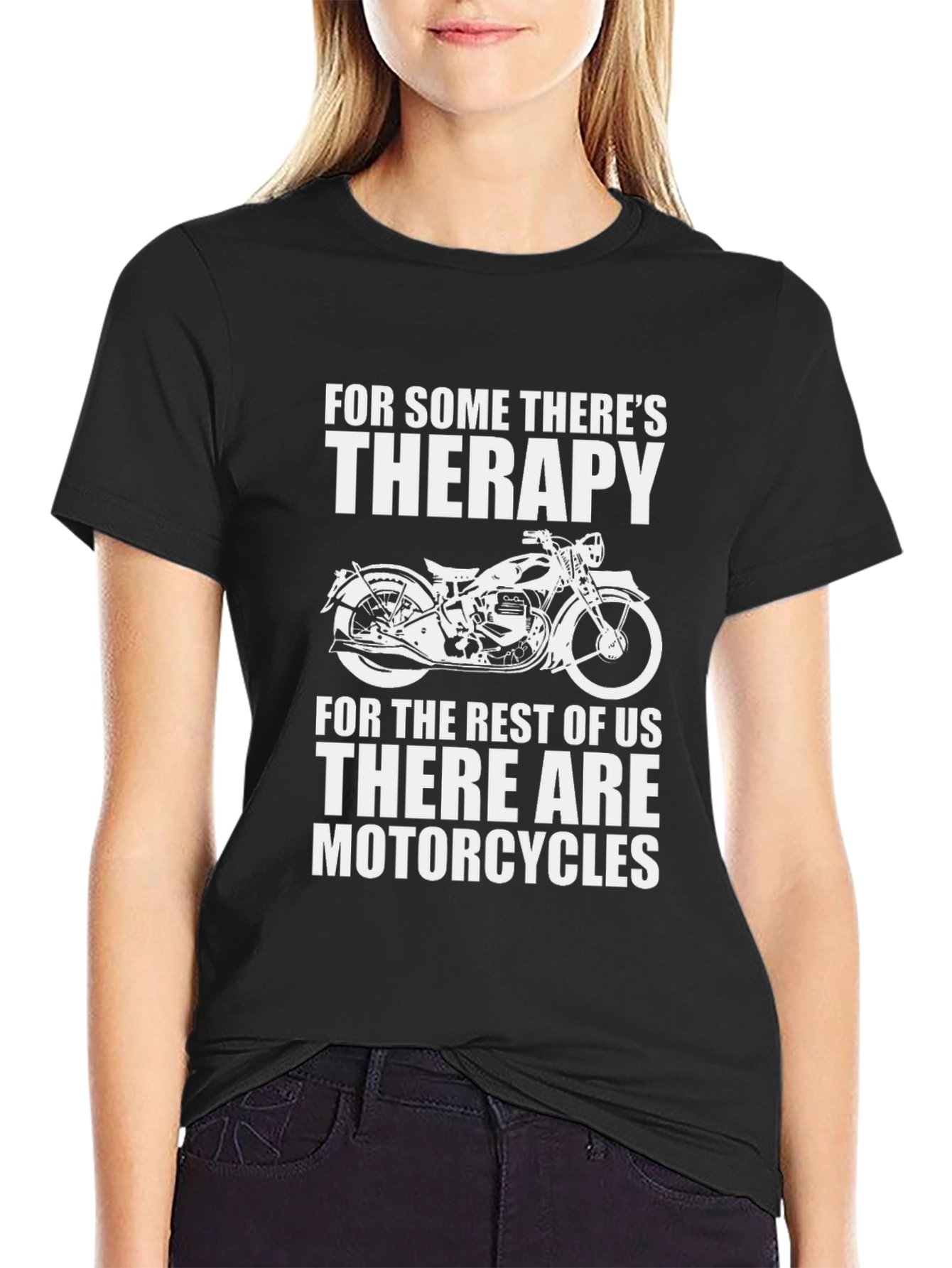 Motorcycle Therapy T-Shirt - Biker Gift