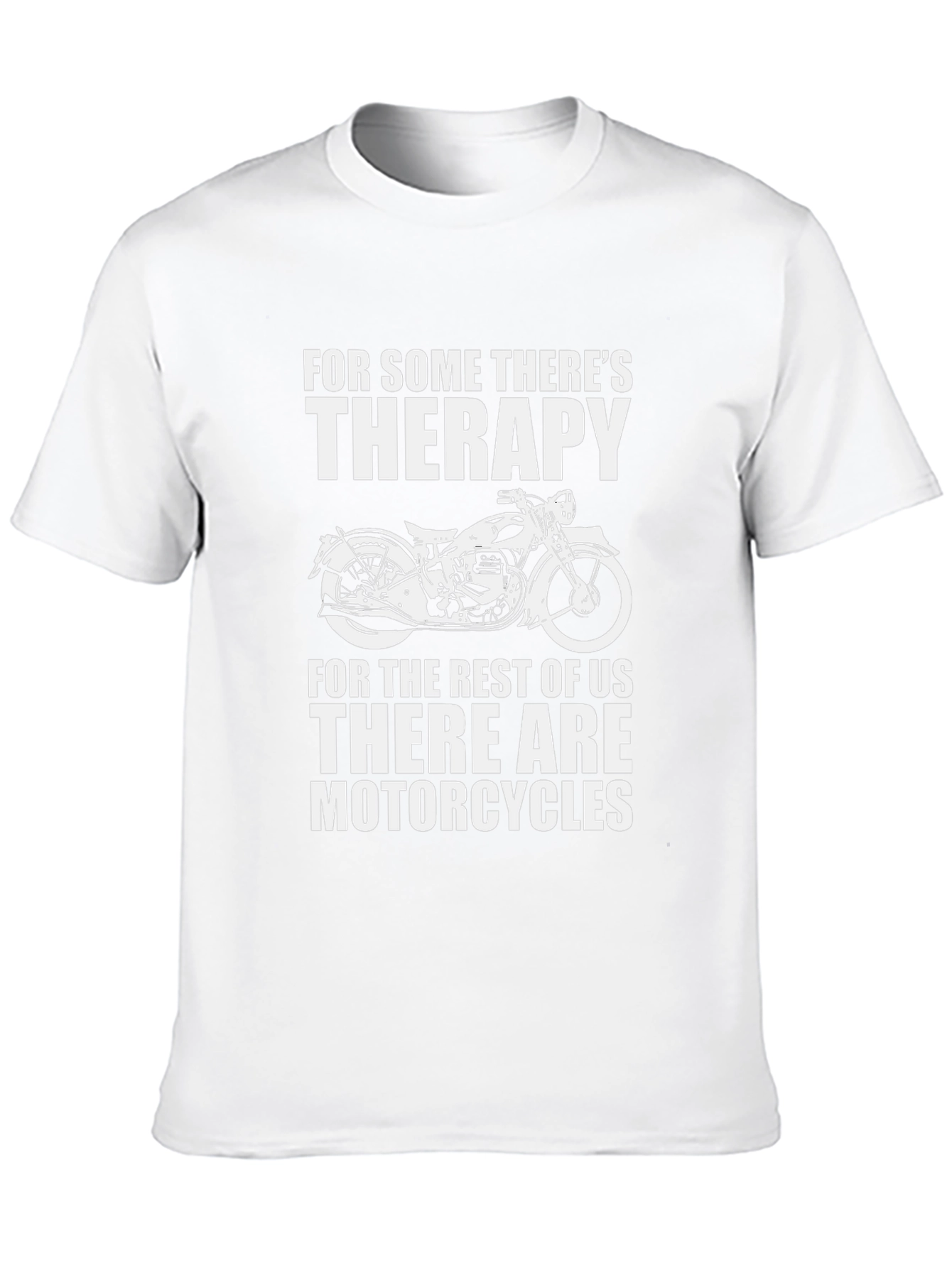 Motorcycle Therapy T-Shirt - Biker Gift