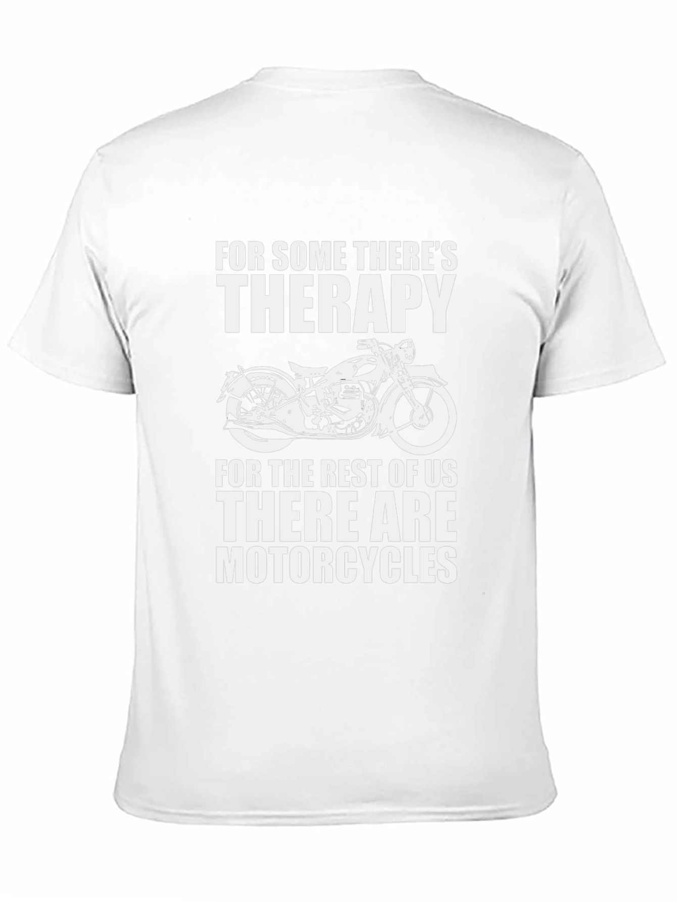 Motorcycle Therapy T-Shirt - Biker Gift