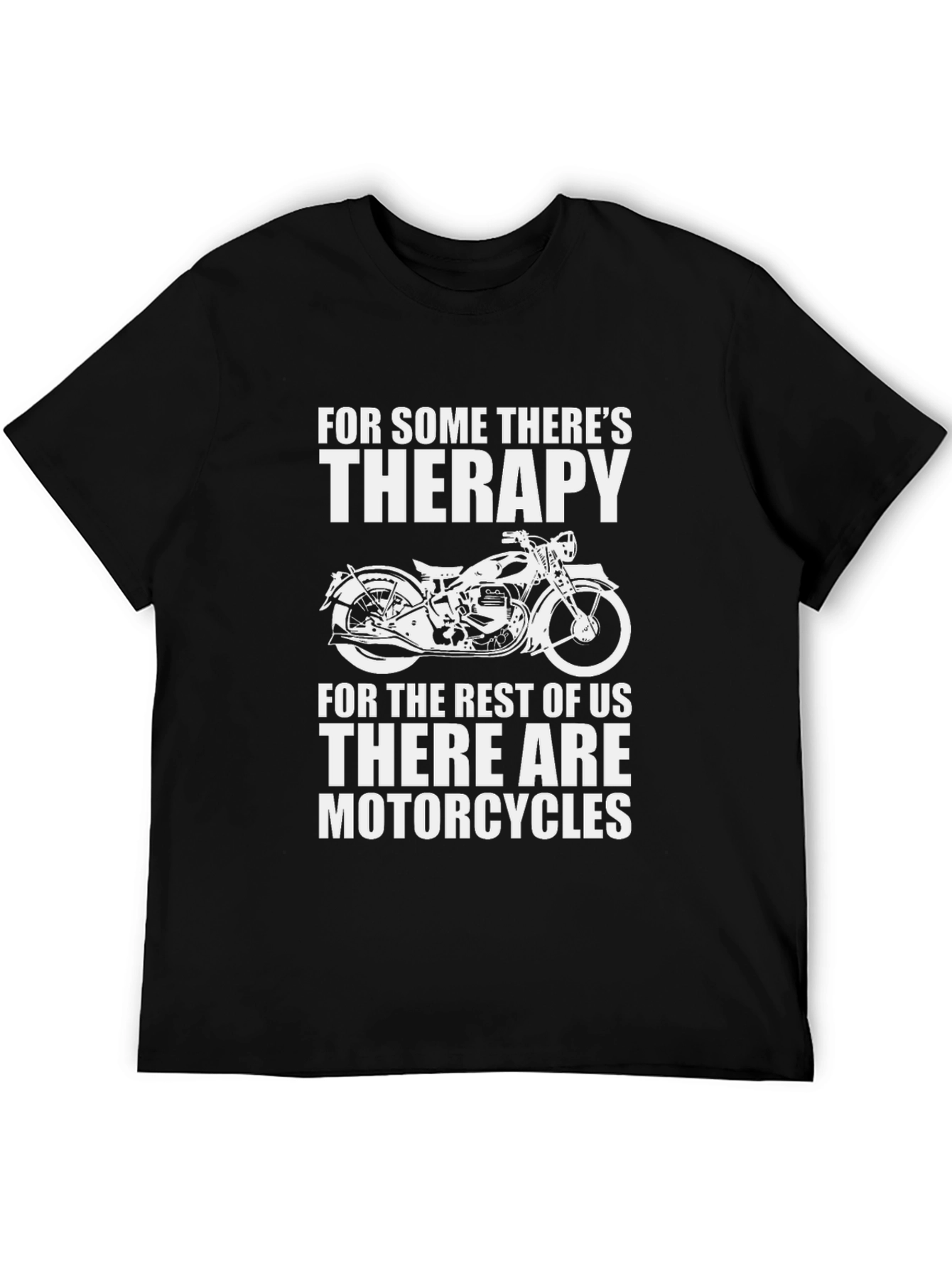 Motorcycle Therapy T-Shirt - Biker Gift