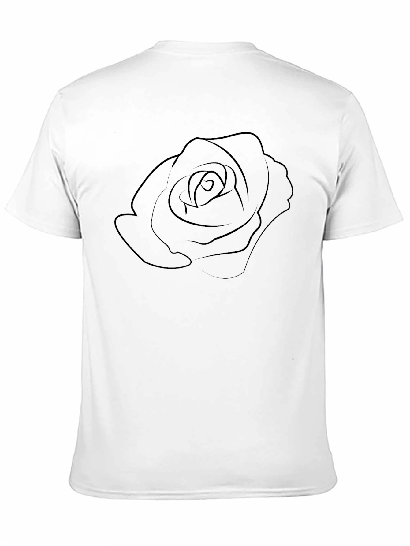 Rose Graphic Black T-Shirt | Stylish Floral Tee