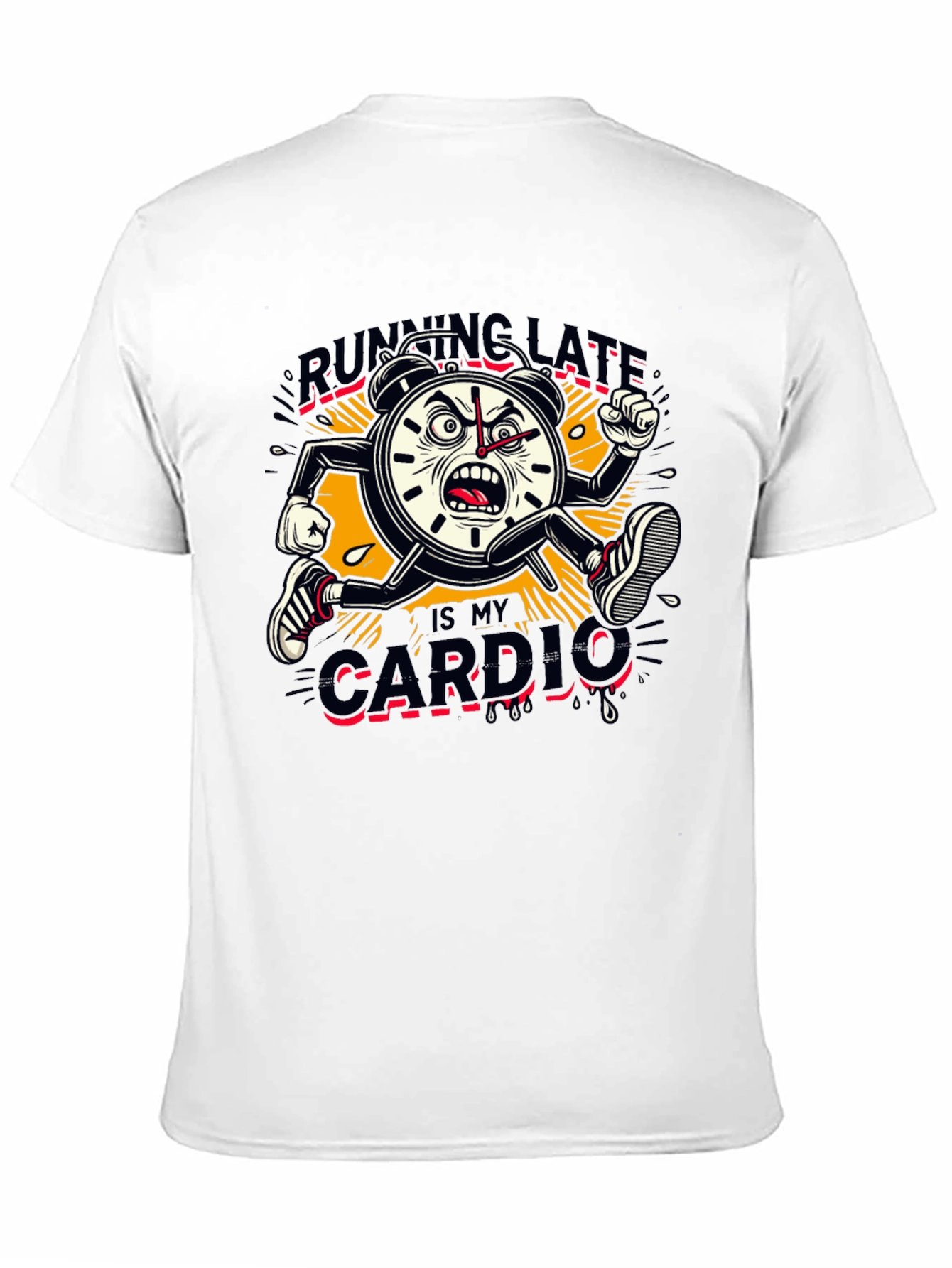 Running Late Cardio Graphic Tee