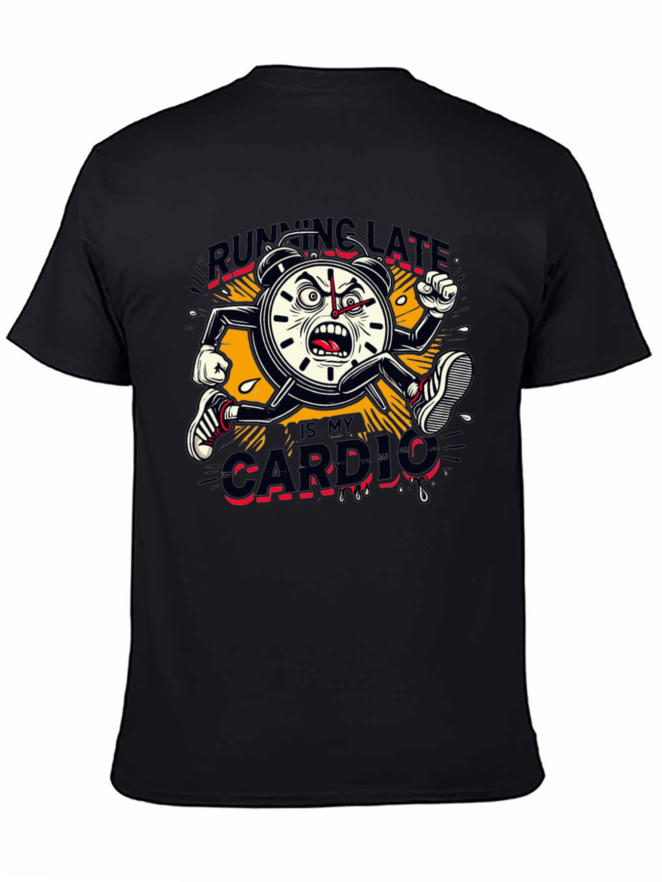 Running Late Cardio Graphic Tee