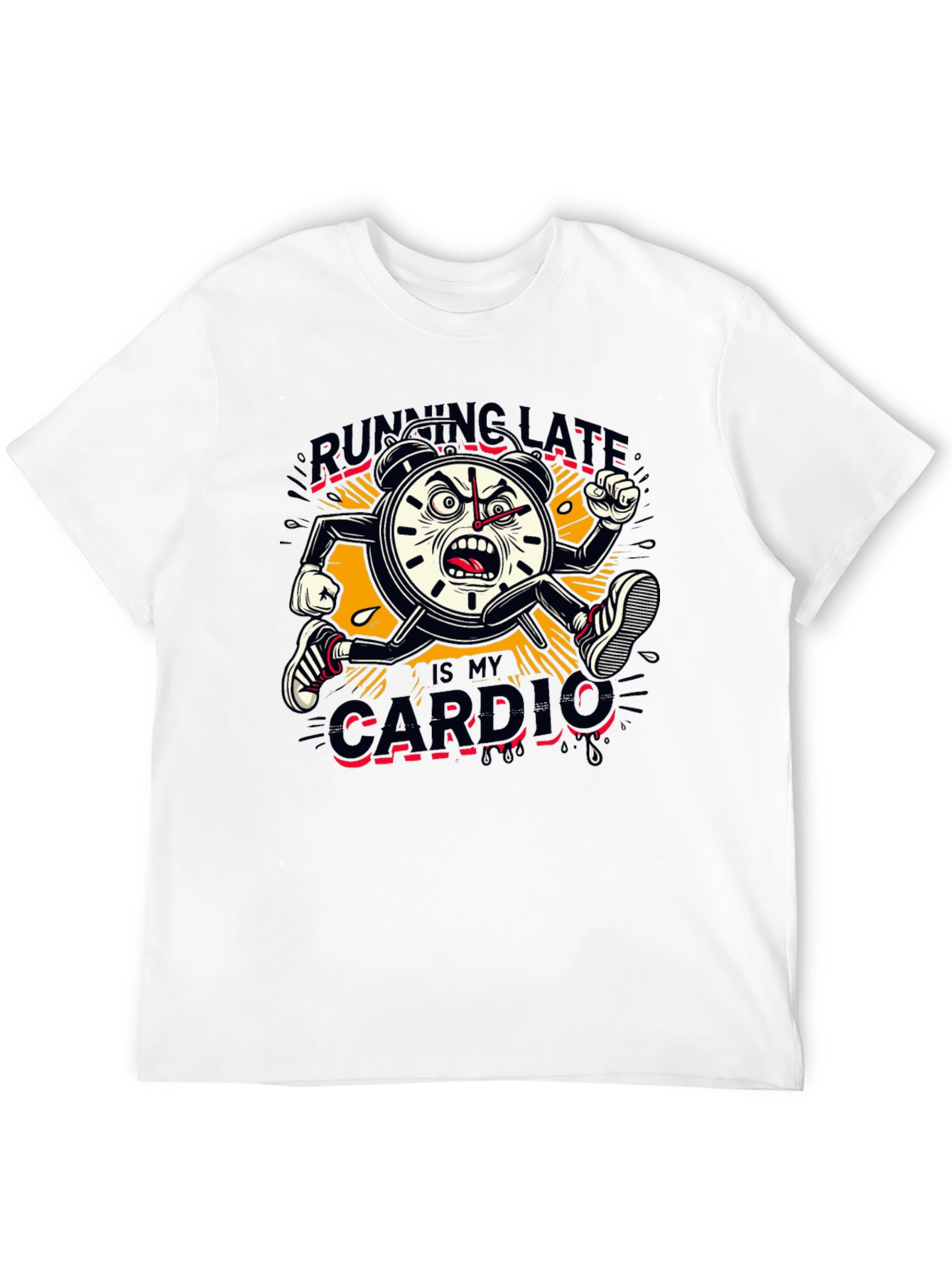 Running Late Cardio Graphic Tee